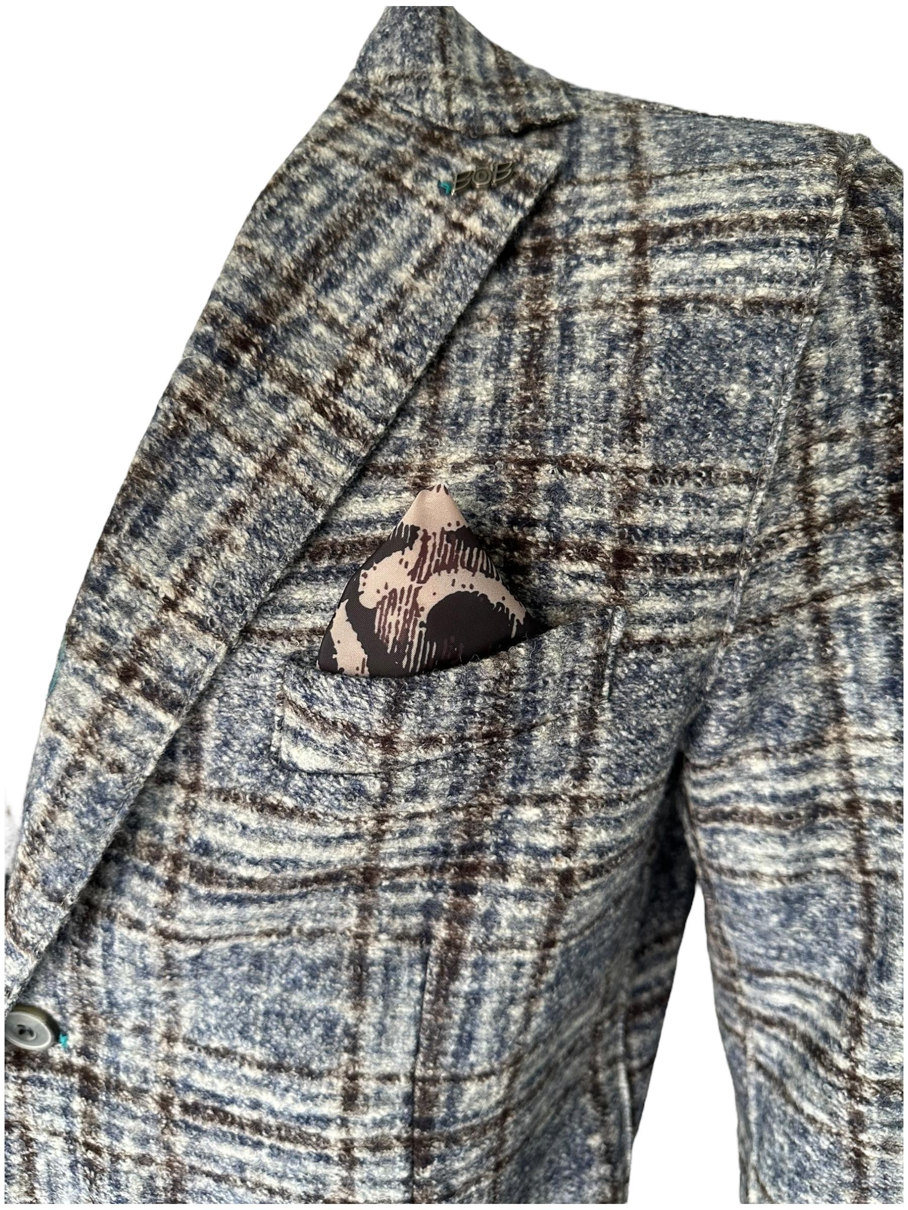 Bob giacca monopetto tessuto fantasia MARDEN171-T171 VAR.4 BOB 