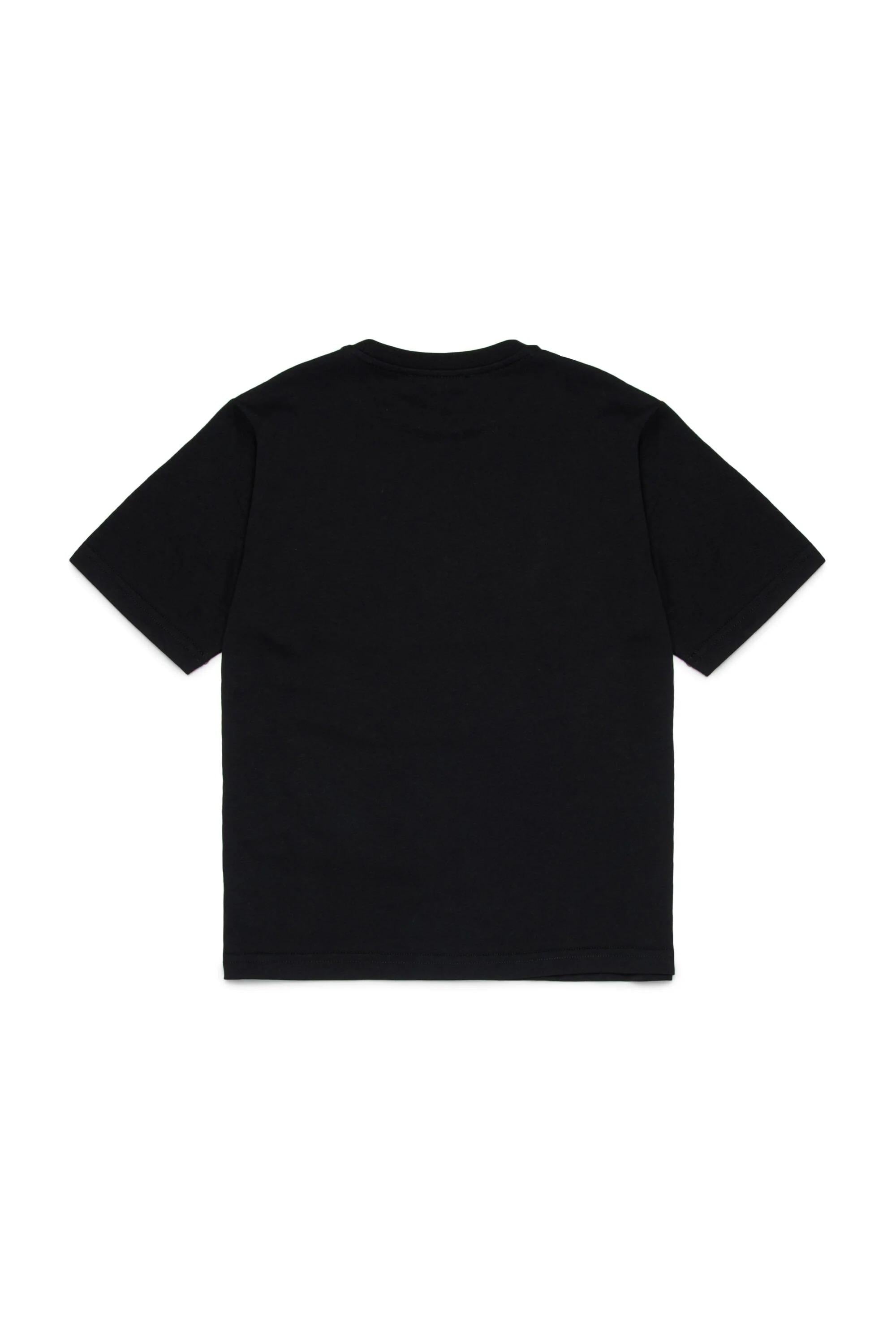 Nuovo<BR/>DSQUARED2<BR/>Maglietta con logo nera DQ3167-D0ACD DQ900 DSQUARED KID 