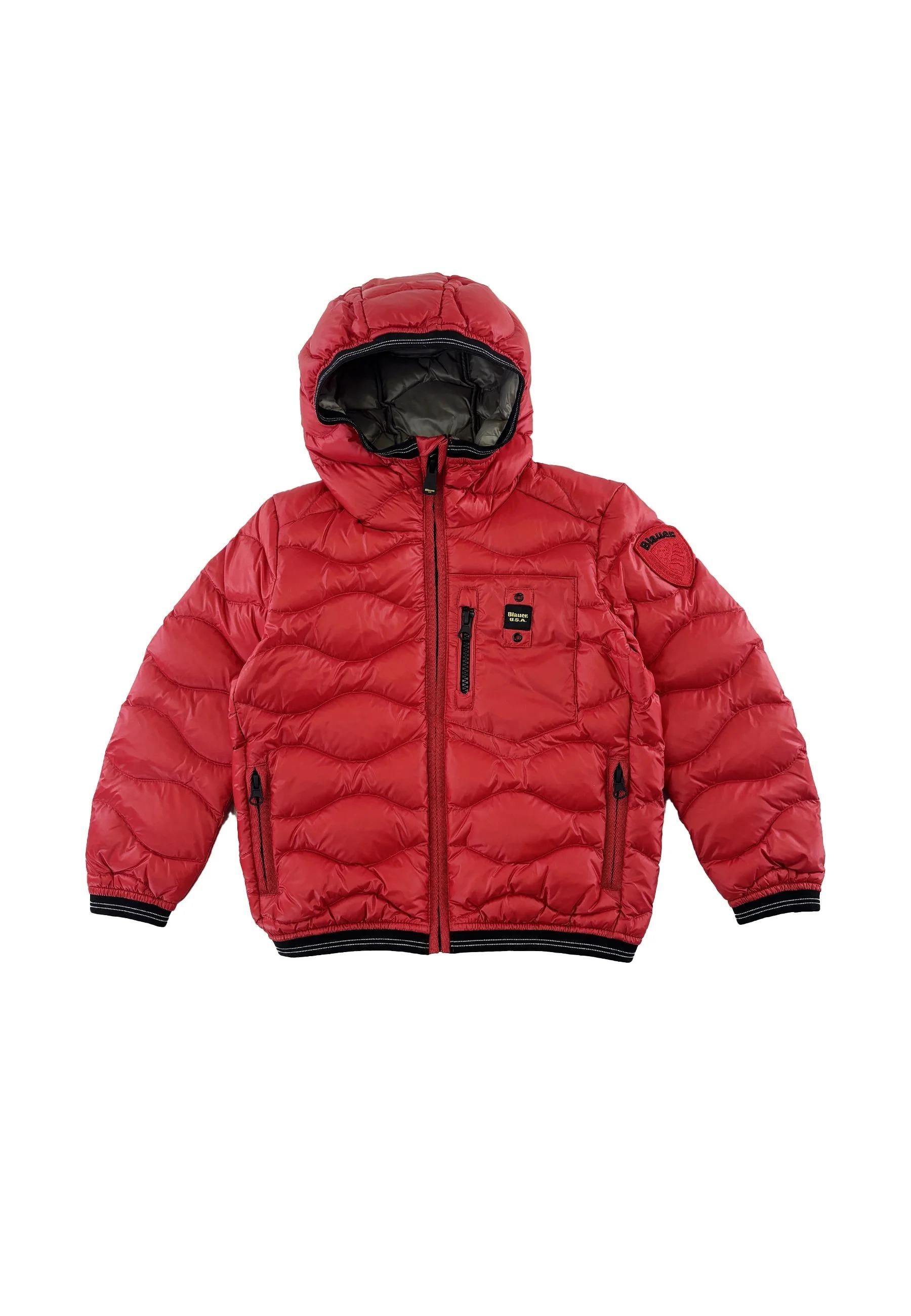 Blauer Giubbino trapuntato a onde Brinton da bambino ROSSO 25WBLKC03438-006719* 552GG BLAUER 