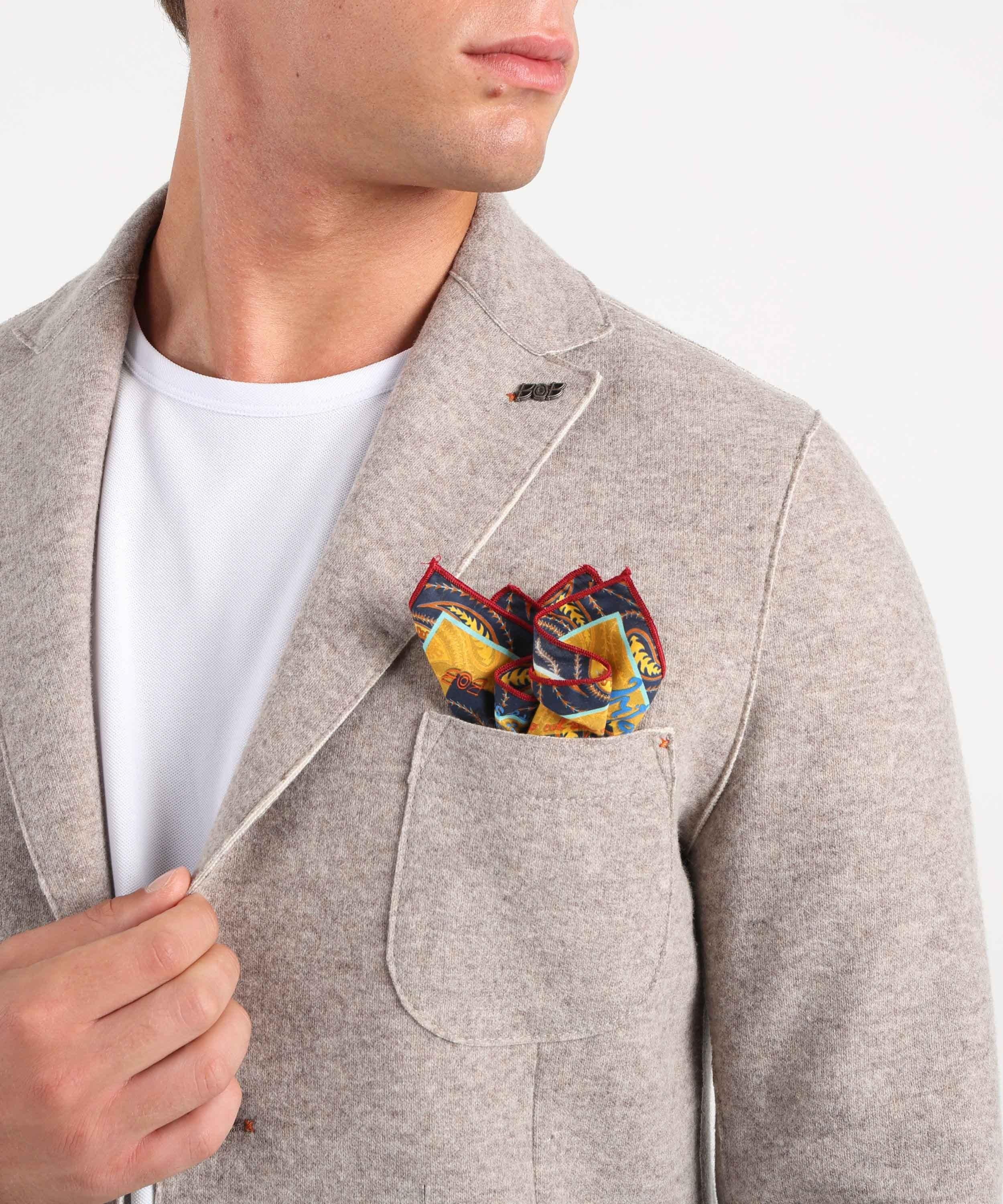 BOB giacca monopetto lana Beige SOFT139-T139 COL.1 BOB 