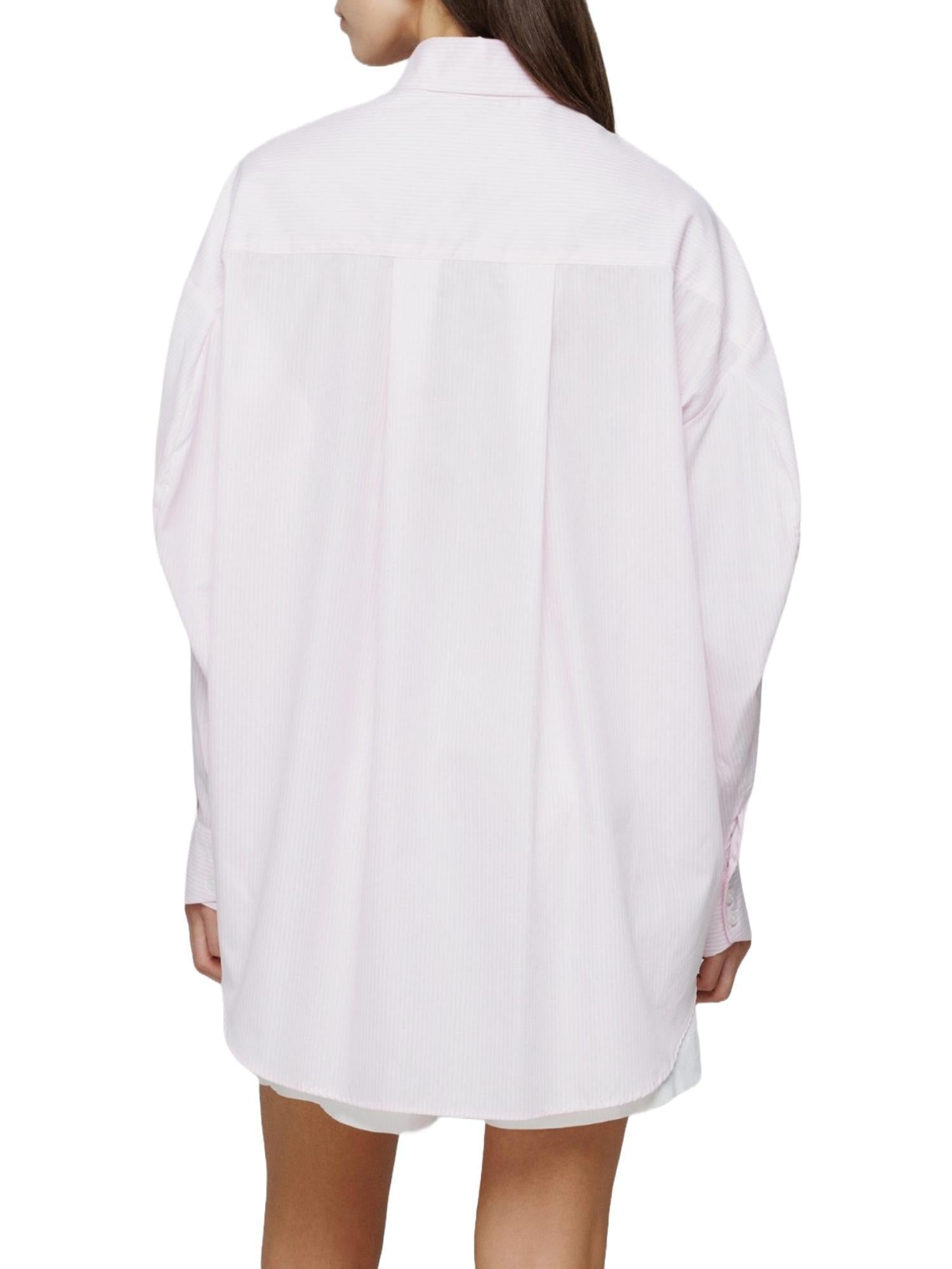 Hinnominate Camicia oversize a righe rosa