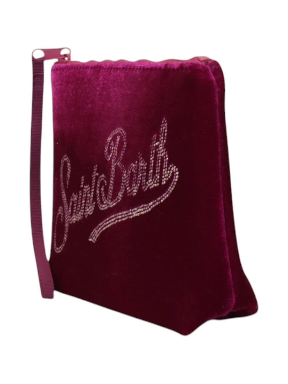 MC2 Saint Barth Pochette Donna ALINE VELVET ALI0014 00268Lt ALI0014 00268L MC2 SAINT BARTH 