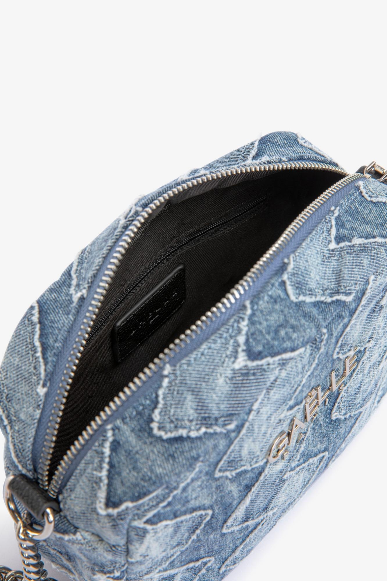 Mini Camera Bag Denim  Blu - Gaëlle Paris GAACW03105-MTTE0001 BL33 GAELLE 