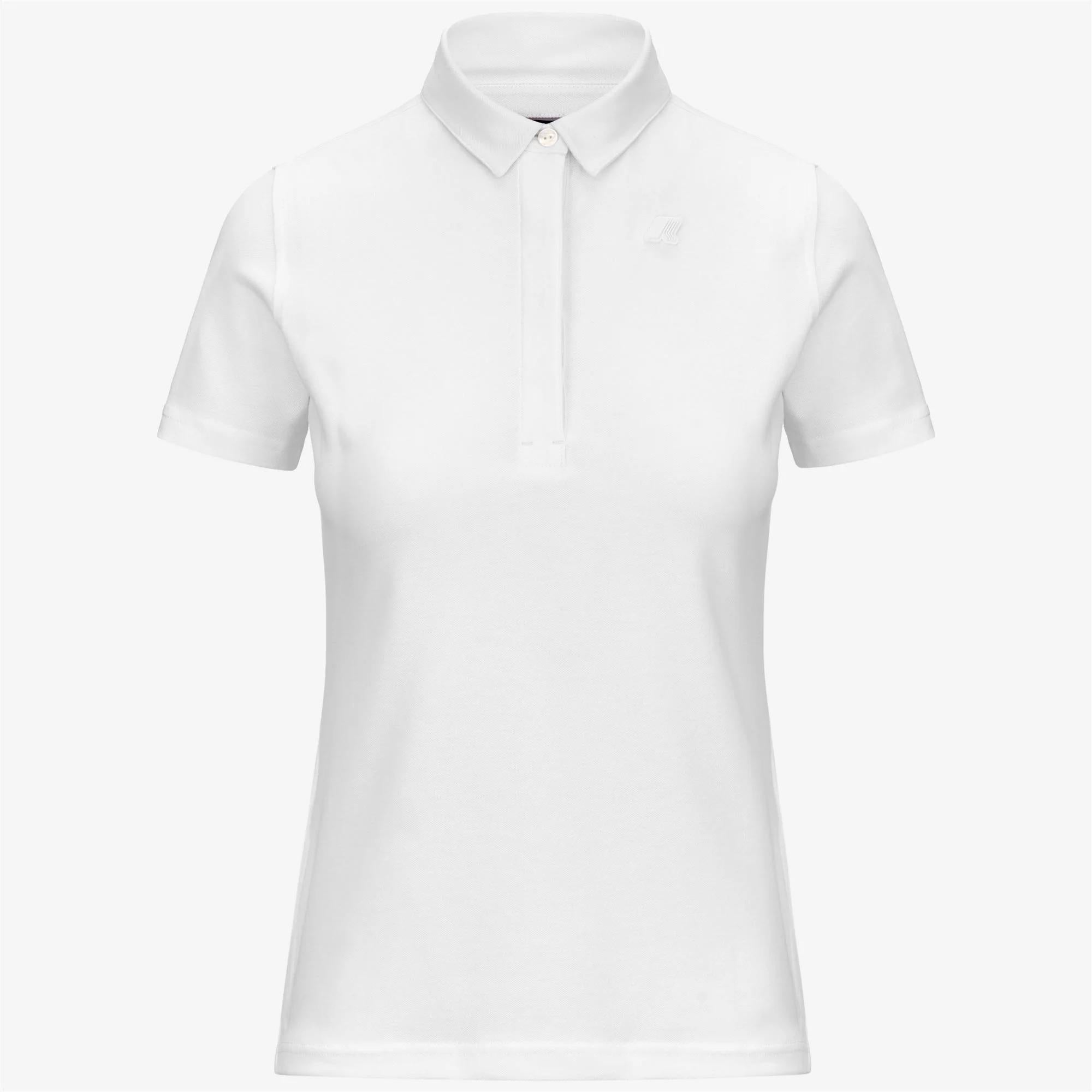 AMEDEA PIQUE SLIM<BR/>WHITE K1127GW 001 K-WAY 