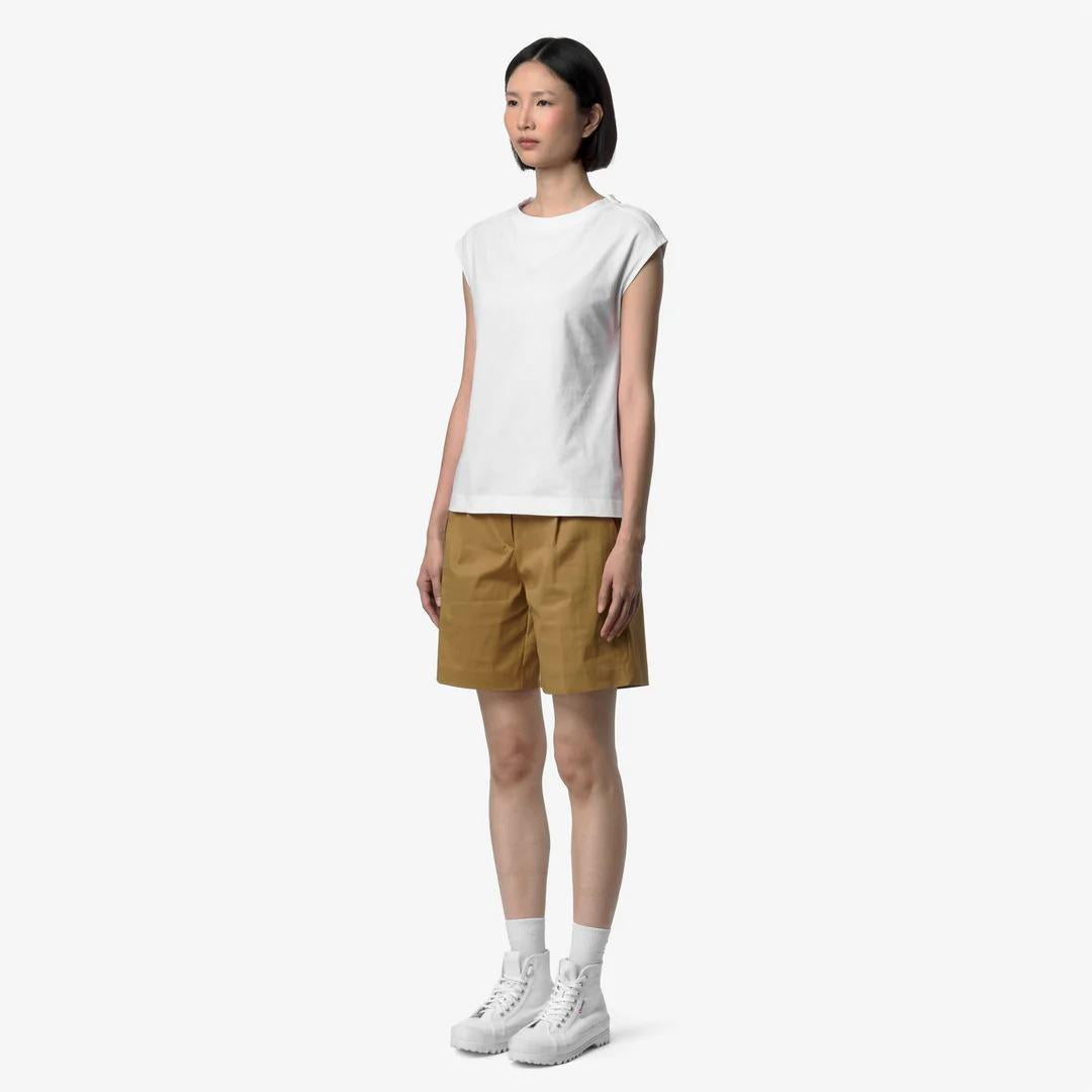 ISOBELLE JERSEY<BR/>WHITE K5137NW 001 K-WAY 