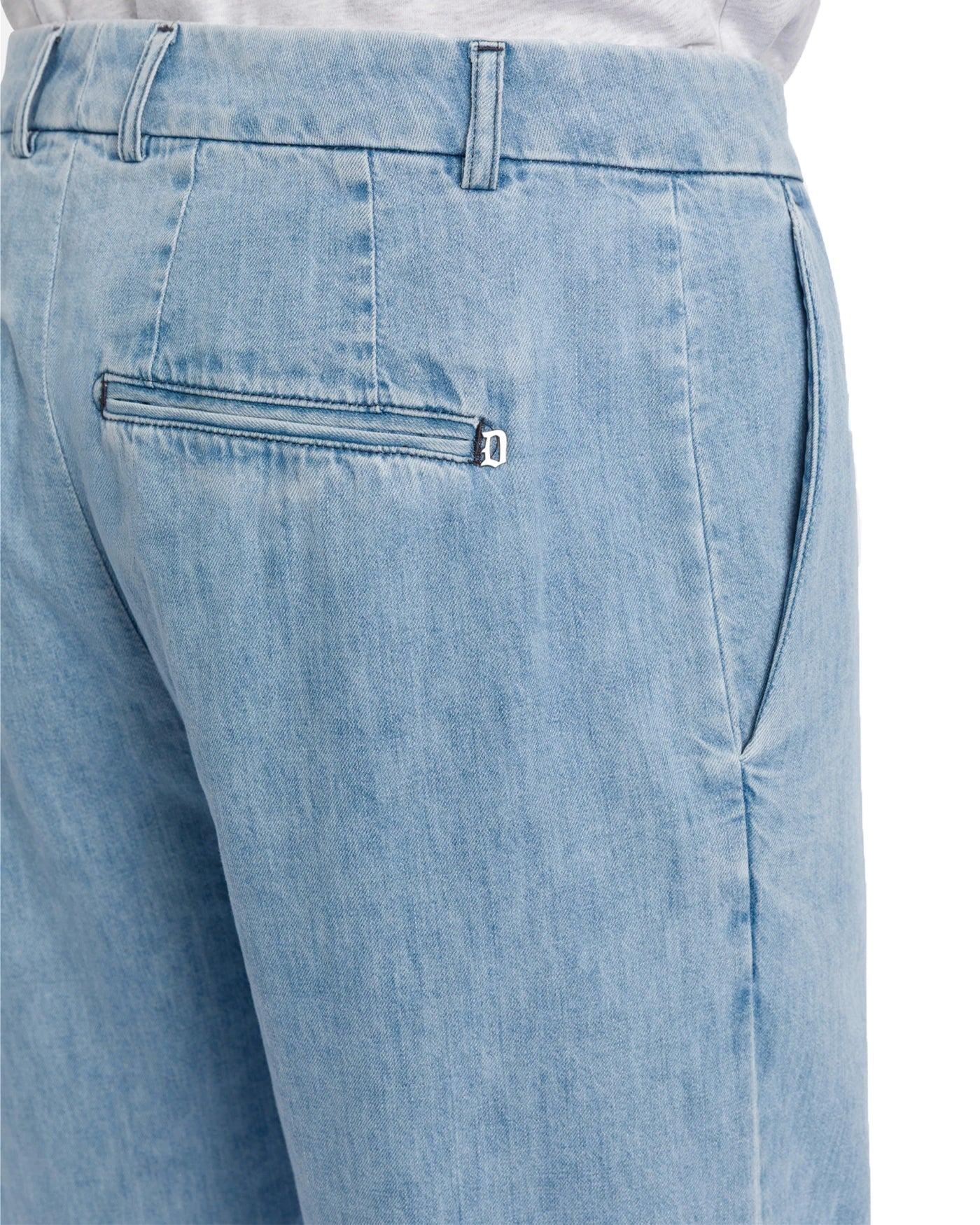 Pantaloni James dalla vestibilità ampia in denim rigido UP636-DFE334U-MI4 800 DONDUP 