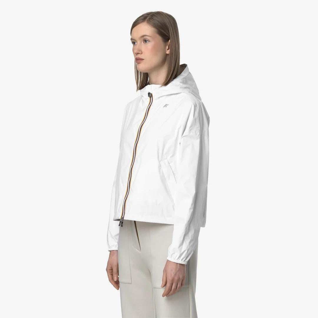 LAURETTE PLUS.2 REVERSIBLE<BR/>WHITE-BEIGE LT K81333W AOM K-WAY 