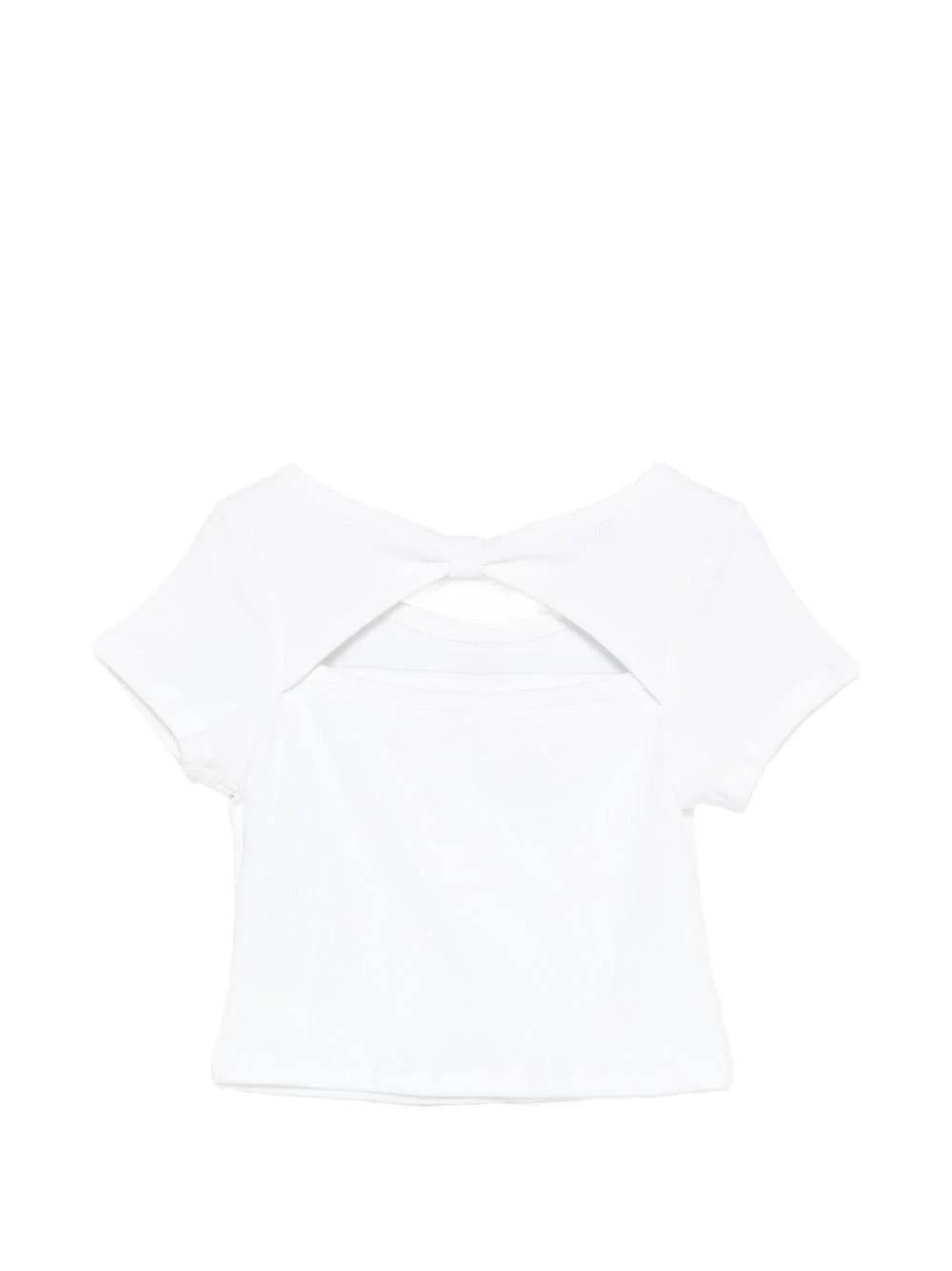 T-shirt Liu Jo GA6152J4822 da bambina nera Bianca GA6152J4822 10601 LIU-JO 