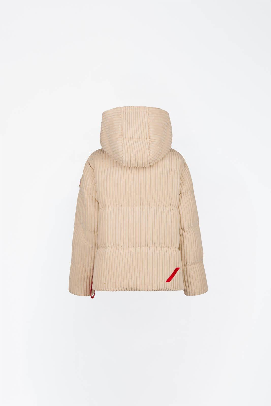 Giubbino Velluto Kipnuk Latte KIPNUK-TP324 010 AFTER LABEL 