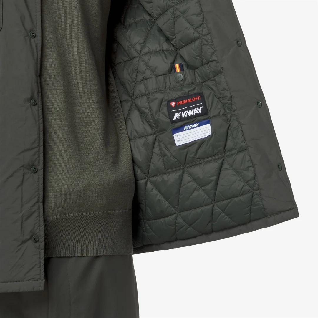 UMBERT PLAIN WARM<BR/>GREEN BLACKISH K2136JW WMR K-WAY 