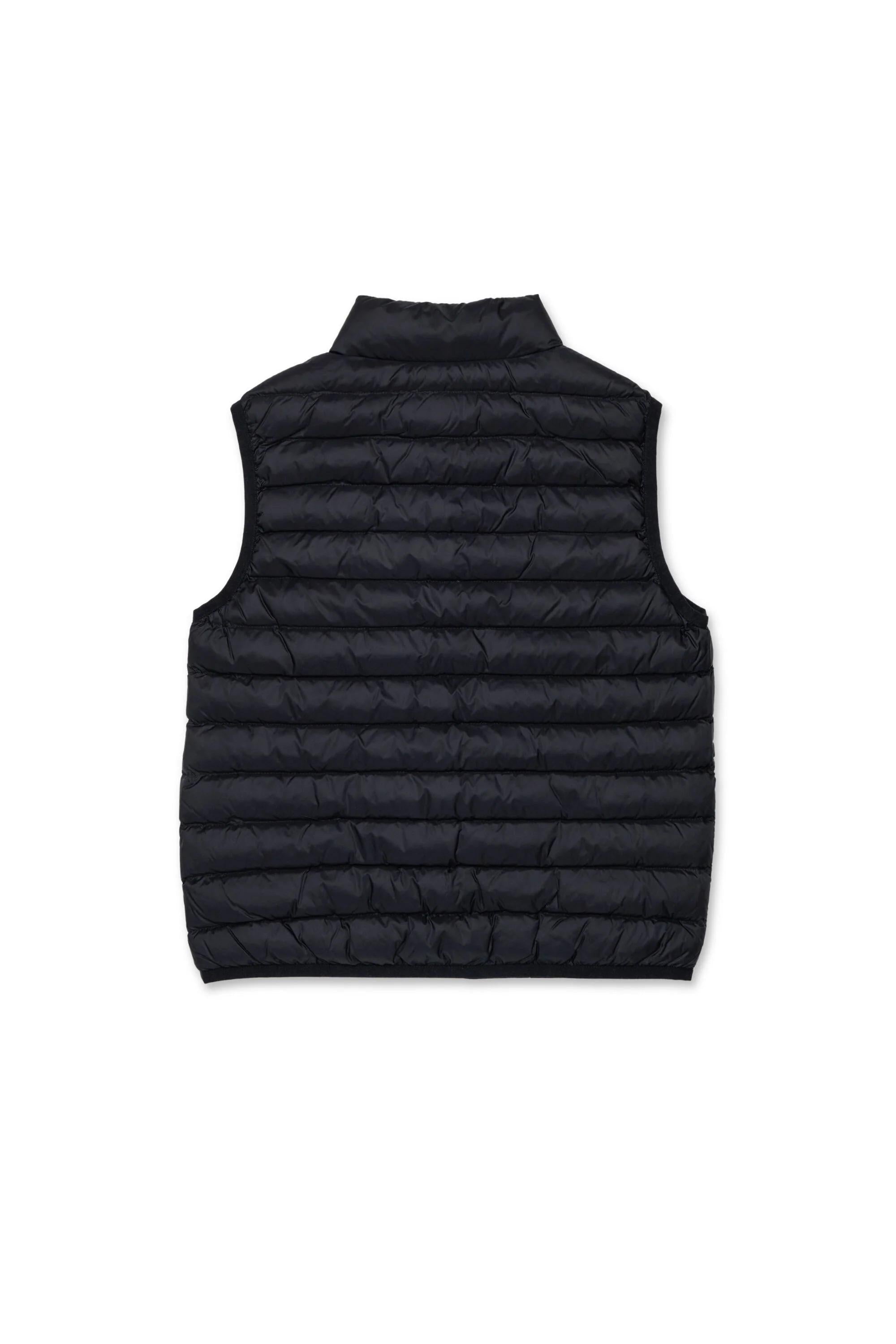 DSQUARED2<BR/>Giubbotto imbottito con logo stampato nero DQ3231-D0ABC DQ900 DSQUARED KID 