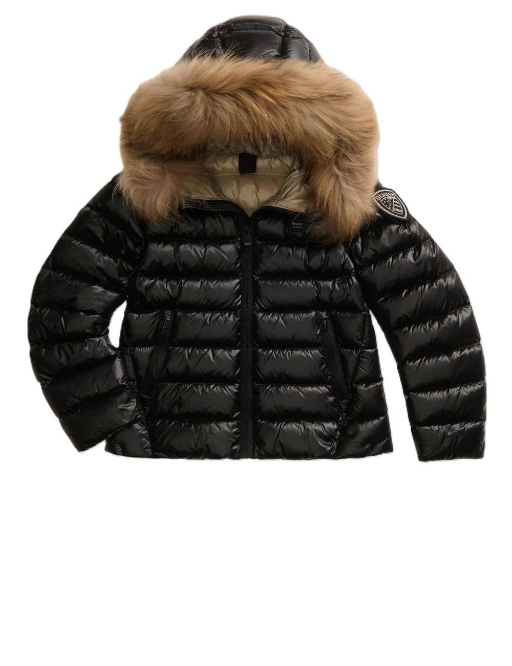 BLAUER PIUMINO A RIGHE ARCADIA JUNIOR NERO 25WBLGC03380-007285 999I BLAUER 