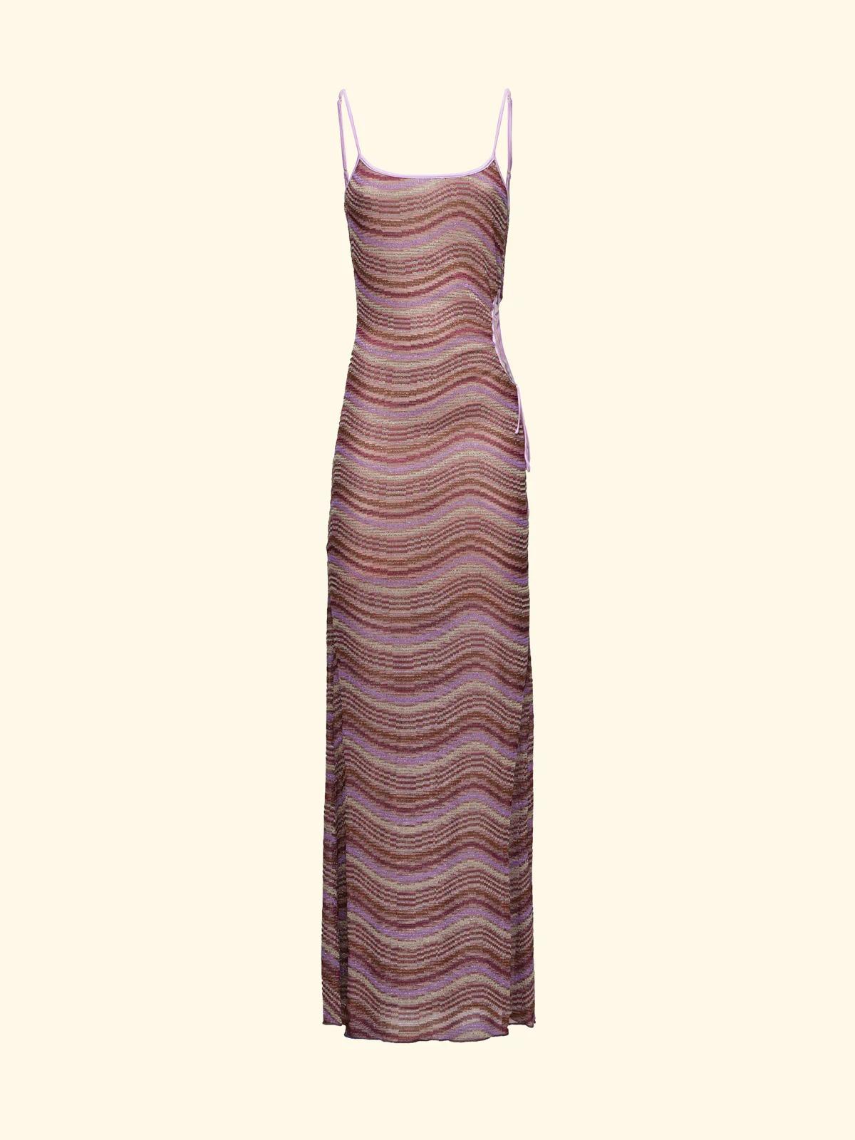 Vestito Lungo Donna F**K Multicolor SW0657-MC FK26-SW0657 MC F**K 