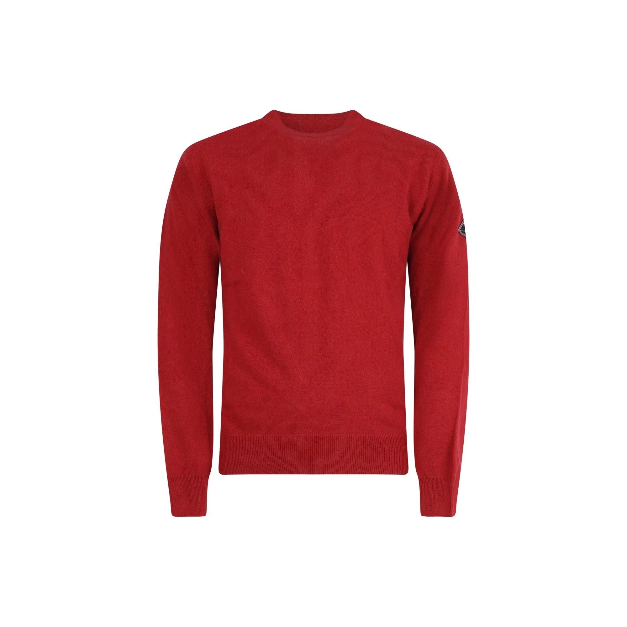 MAGLIONE GIROCOLLO IN LANA E CASHMERE FINEZZA 12 RED RRU502CC53XXXX C0159 ROY ROGER'S 