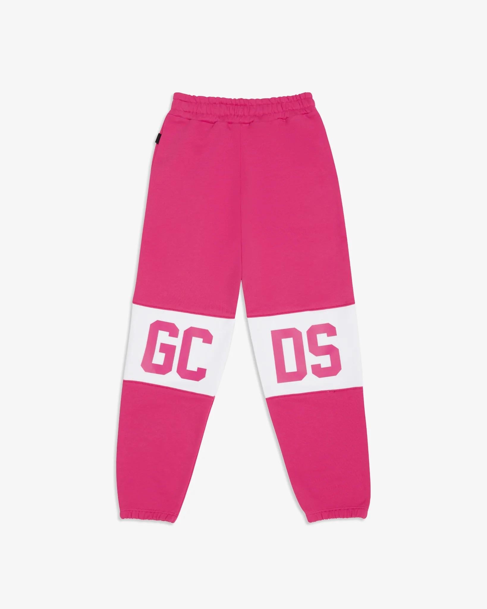 Gcds Pantaloni Tuta Band Logo Fucsia B2JU3017BA2 59 GCDS 