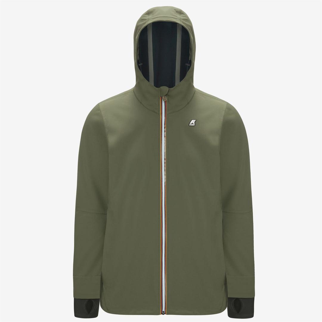 jacko bonded GREEN BLACKISH K6131BW AF0 K-WAY 