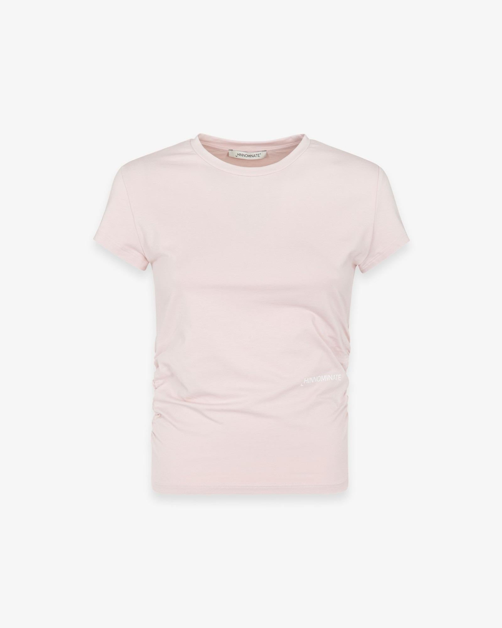 T-Shirt In Bielastico Con Fianchi Arricciati  Nude HINNOMINATE HMABW02479-PTTS0059 RO06 HINNOMINATE 