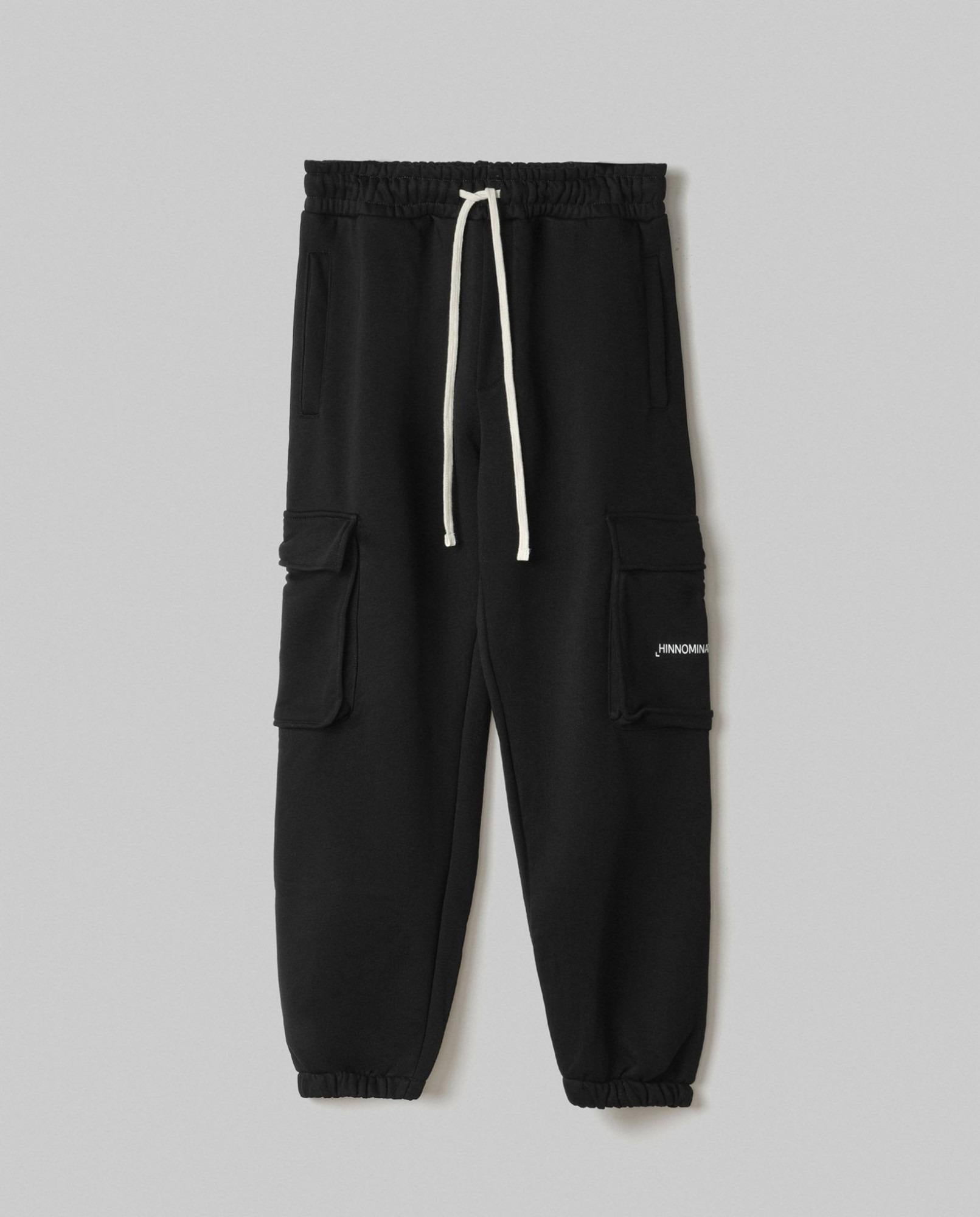 Pantalone Basico Con Tasconi In Felpa  Nero HINNOMINATE HMAABM01376-TMTF0012 NE01 HINNOMINATE 