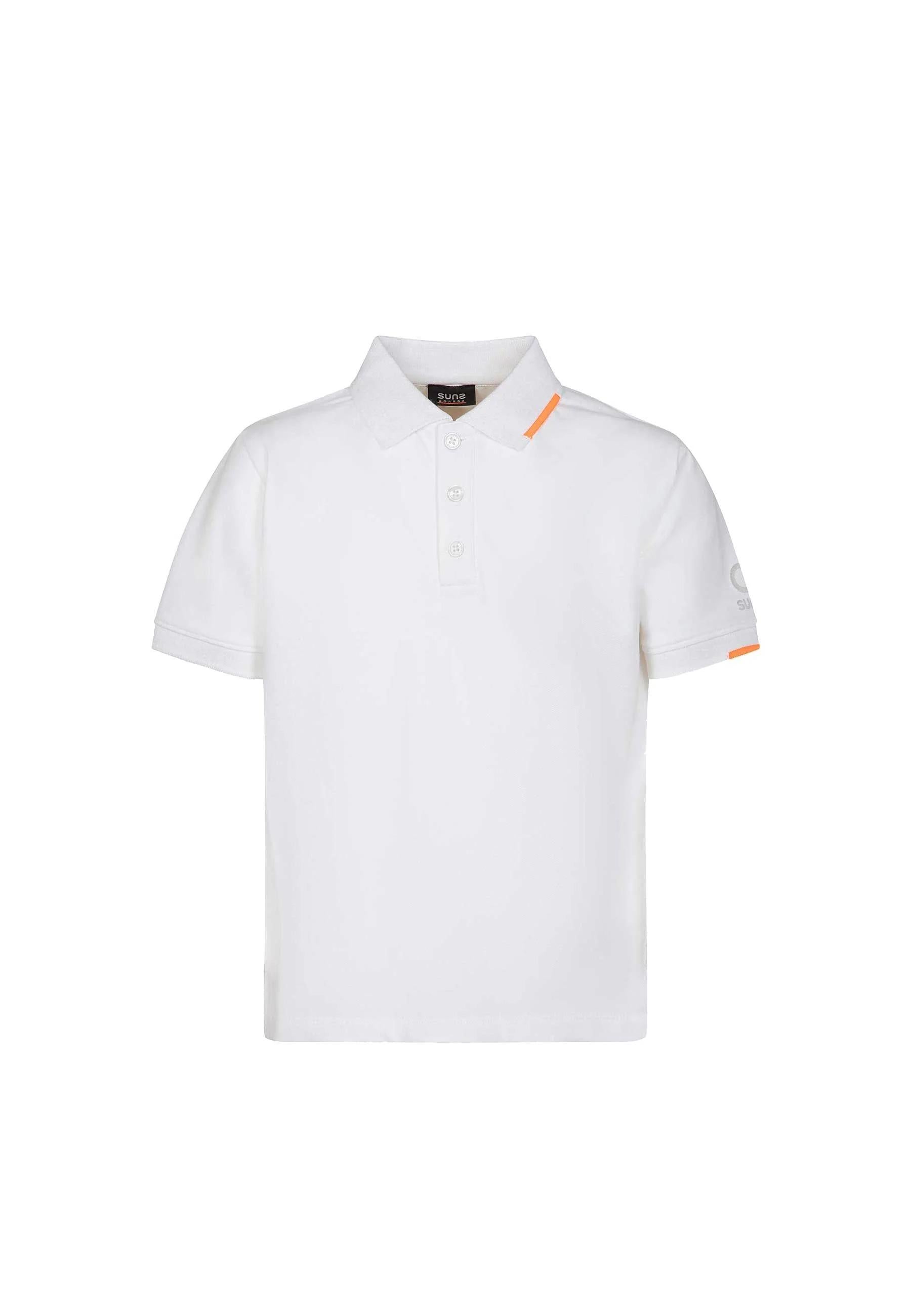 Suns Polo in Cotone Bianco PLS6101U WHITE SUNS 