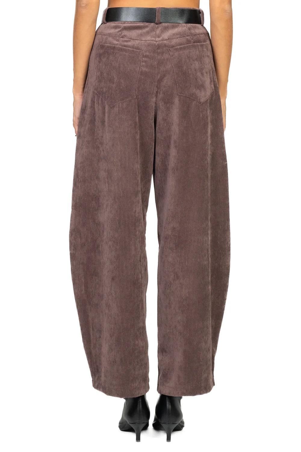 Vicolo - Pantalone barrel velluto a coste Art. TF2015 BORDEAUX TF2015 BORDEAUX VICOLO 