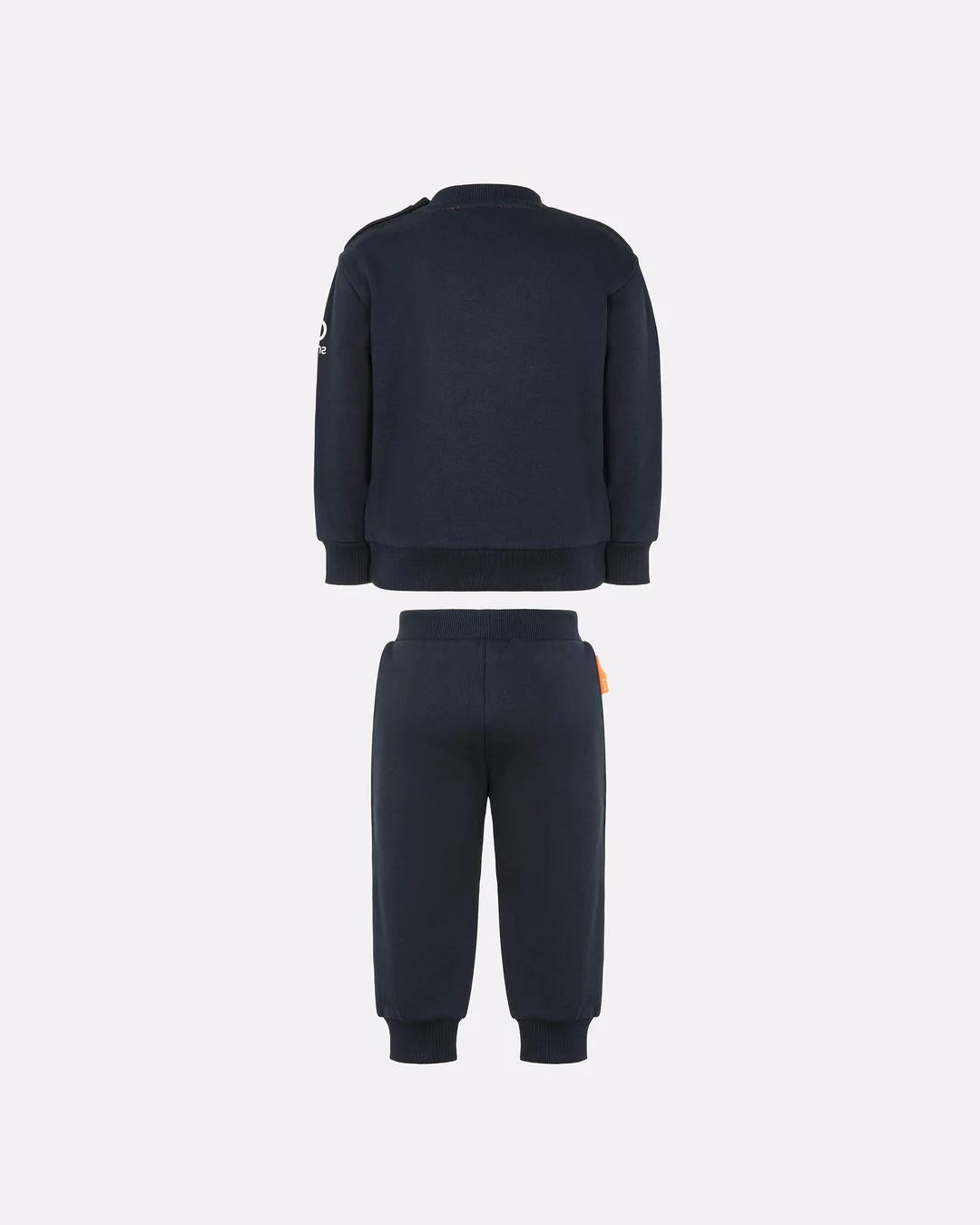 Completo bambino Suns K-Paint in felpa con stampa multicolor dark blue COMS6302UB DARK BLUE SUNS 