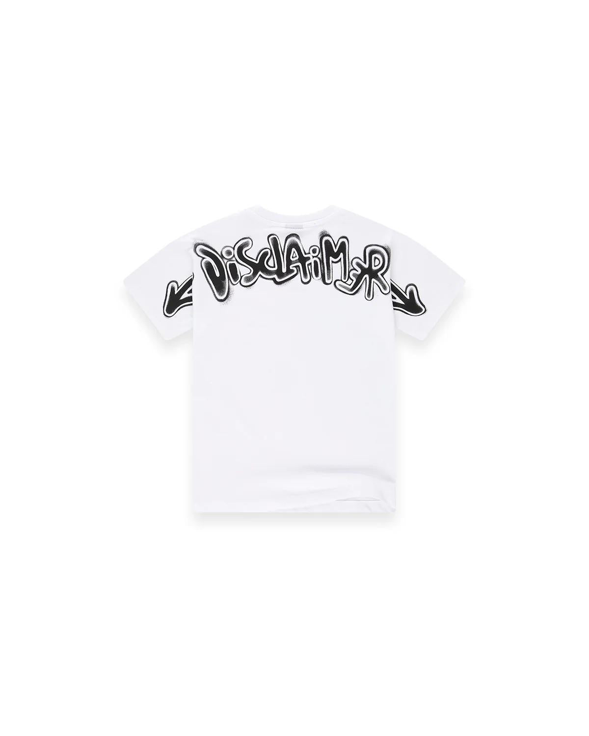 DISCLAIMER Jersey T-shirt - cod: 58804 26EDK58804 BIANCO-ST.NERO DISCLAIMER 