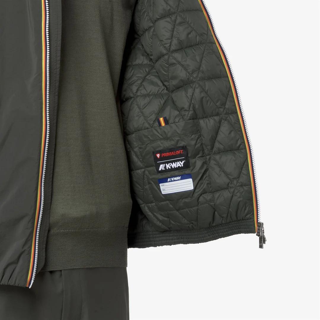JACK PLAIN WARM<BR/>GREEN BLACKISH K2136DW WMR K-WAY 
