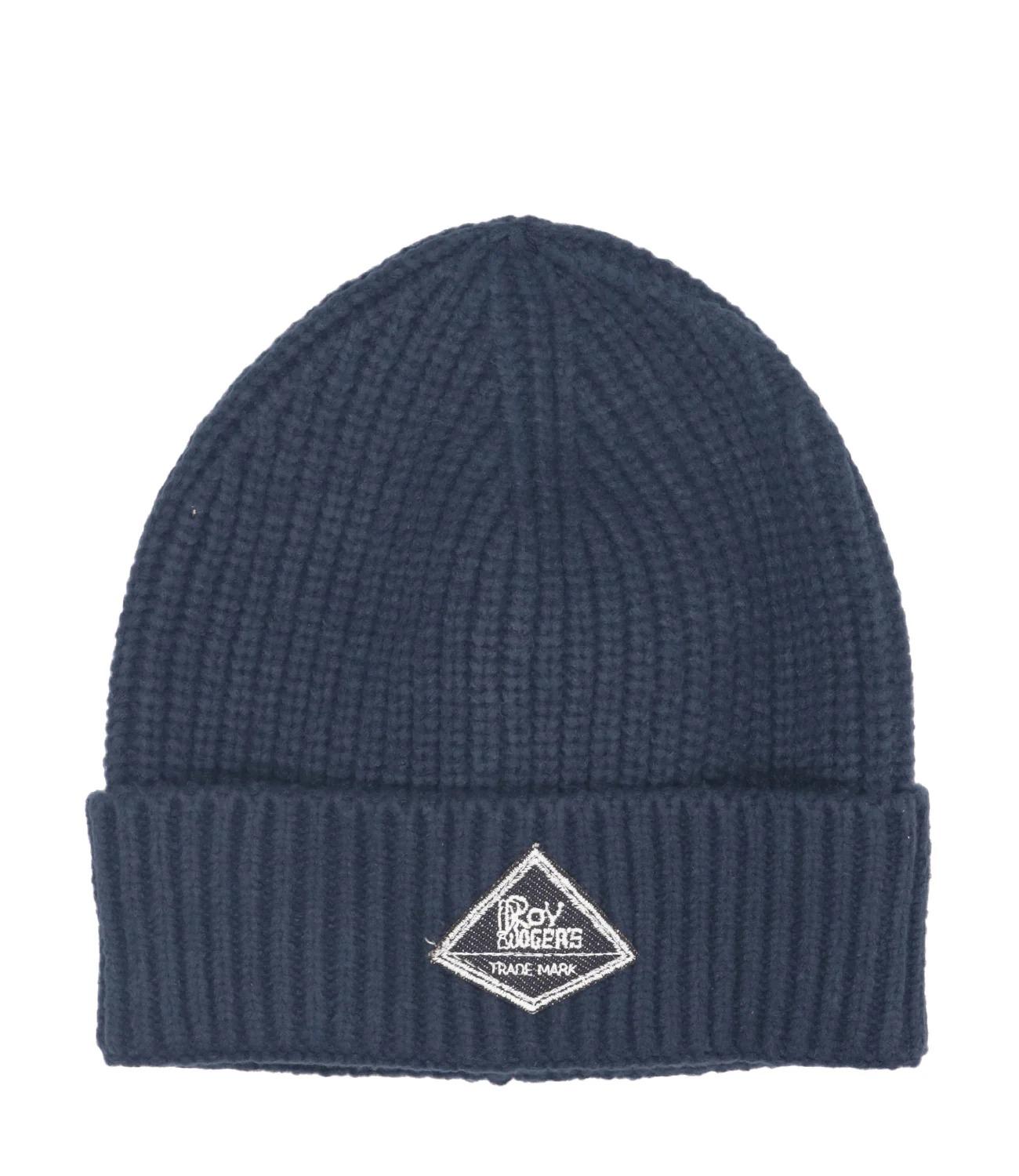 hat unisex roy roger's knitted blue navy RRX943C919XXXX C0048 ROY ROGER'S 