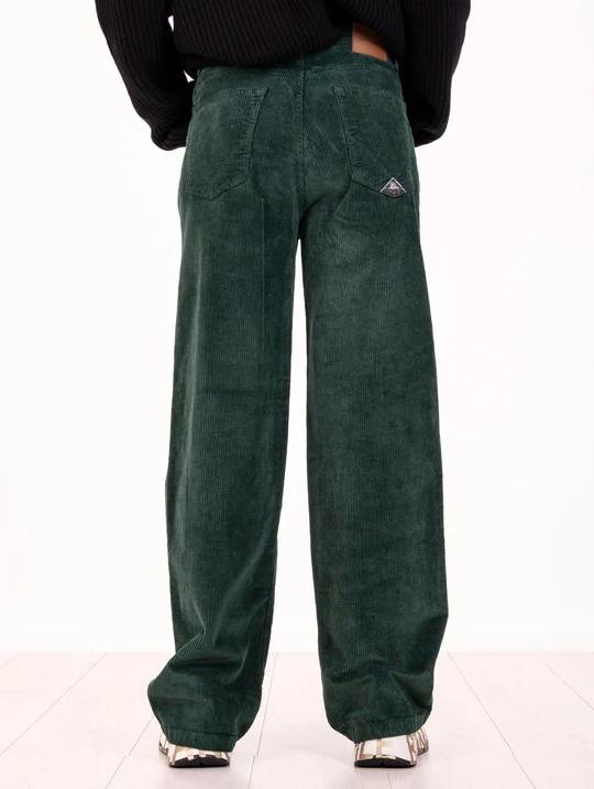 Pantalone Marta Roy Roger's in Velluto Verde Bottiglia RND091P3290112 C0188 ROY ROGER'S 