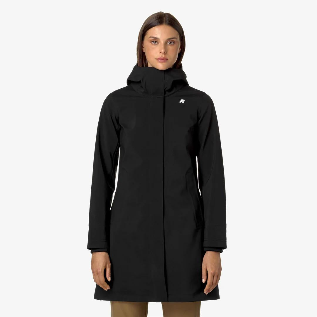 Giubbino K-Way Stephy Bonded Black-Blue depth K21489W A3C K-WAY 