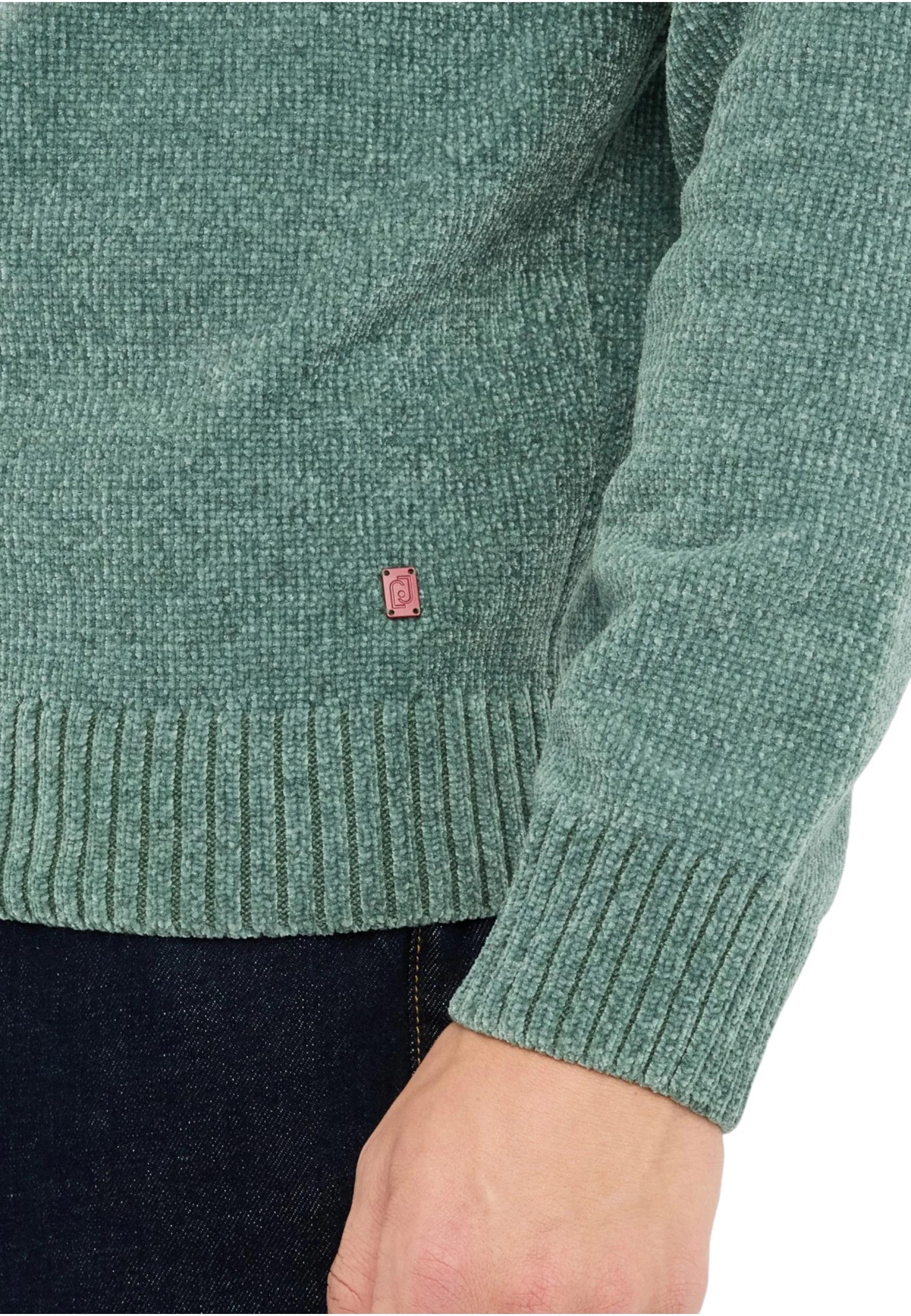 Maglione A Girocollo Uomo Liu Jo In Ciniglia Military QF5079MA29P 76009 LIU-JO 