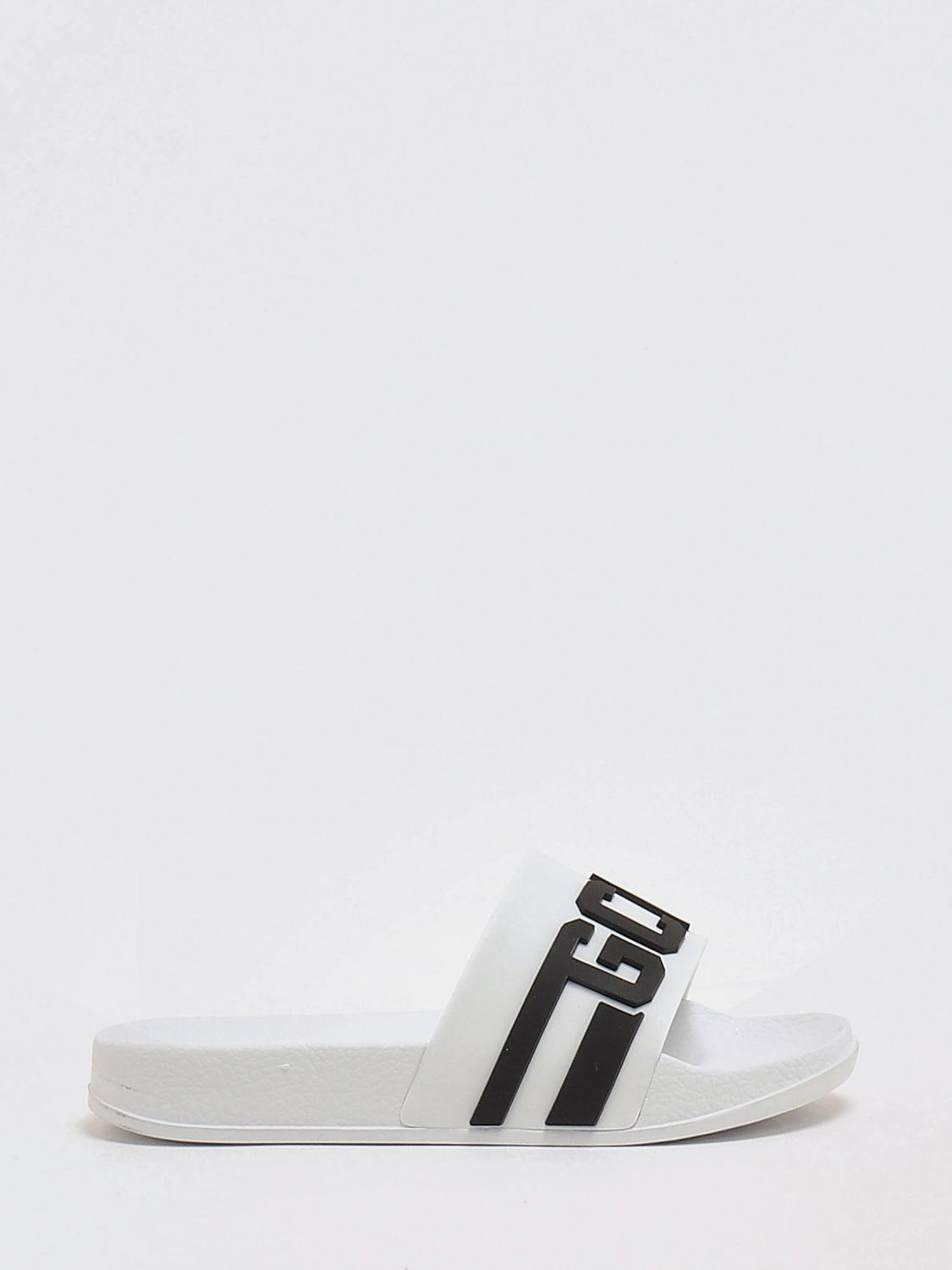 GCDS JUNIOR<BR/>Ciabatta per bambini GCDS Junior GCK110-034-C WHITE/BLACK GCDS 