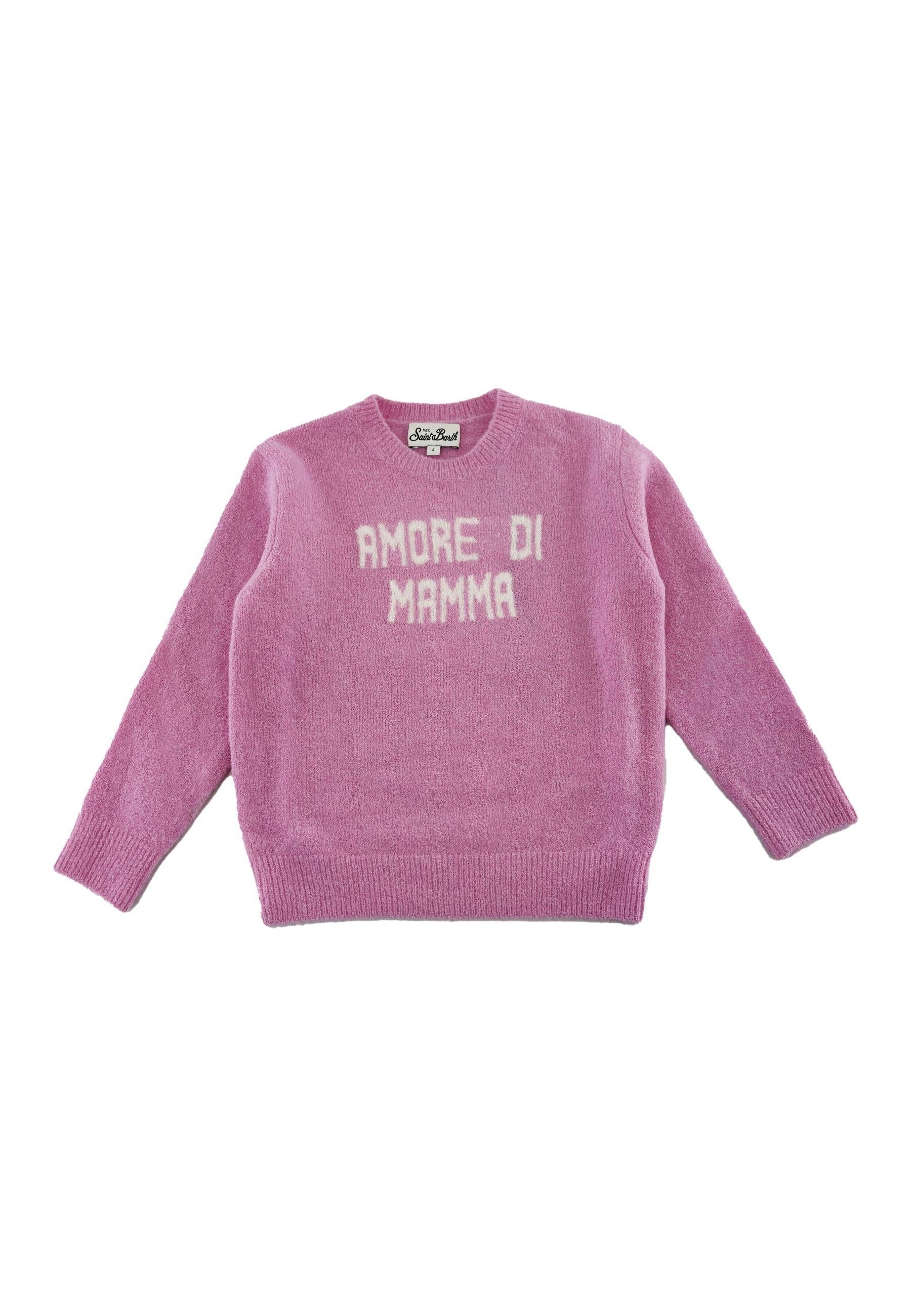 Mc2 saint barth Maglia Alpaca Girocollo Stampato Amore Mamma PRC0017 02110I MC2 SAINT BARTH 