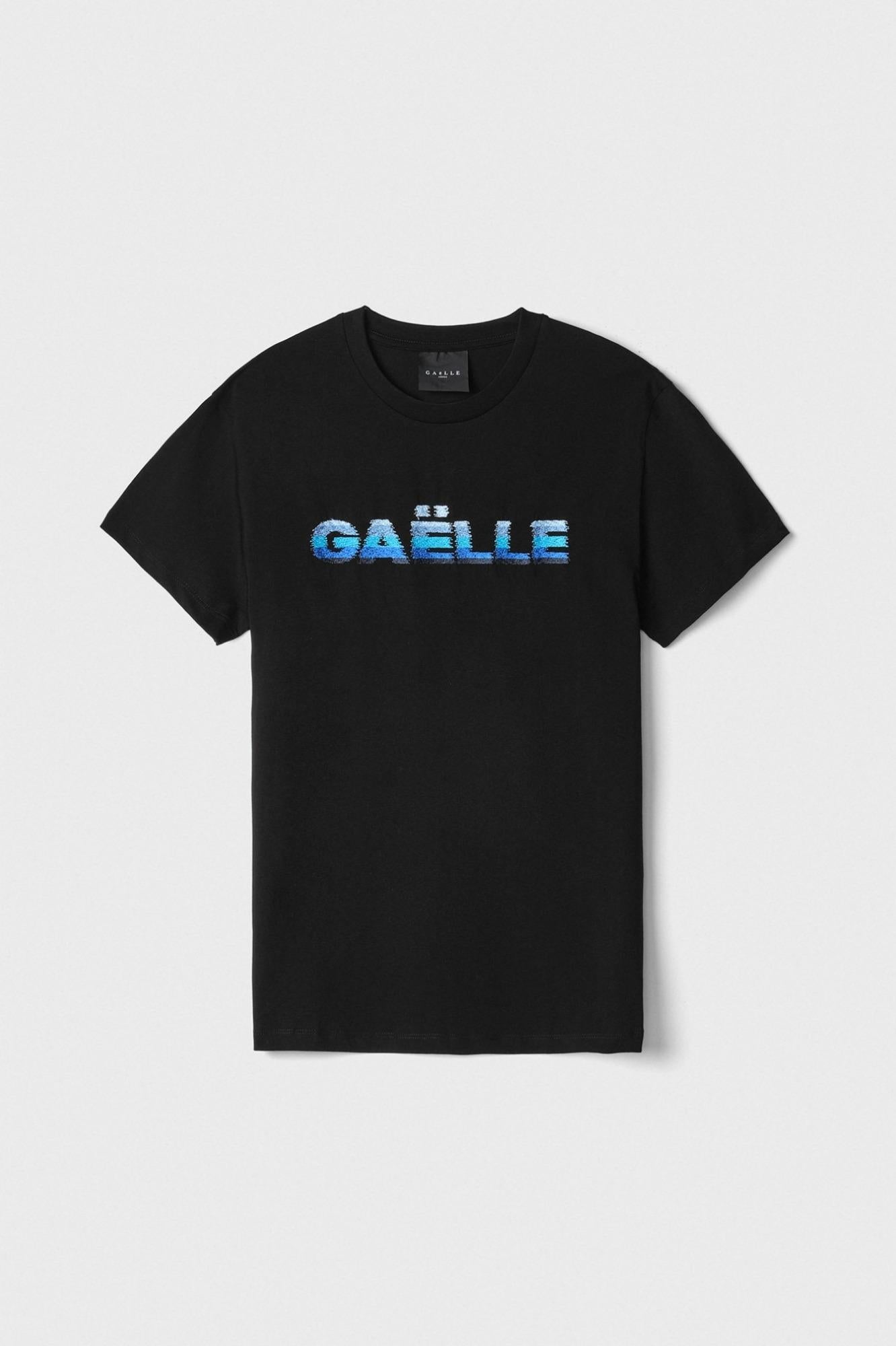 T-Shirt In Jersey Mezza Manica Basic  Nero - Gaëlle Paris GAABM01512-PTTS0037 NE01 GAELLE 