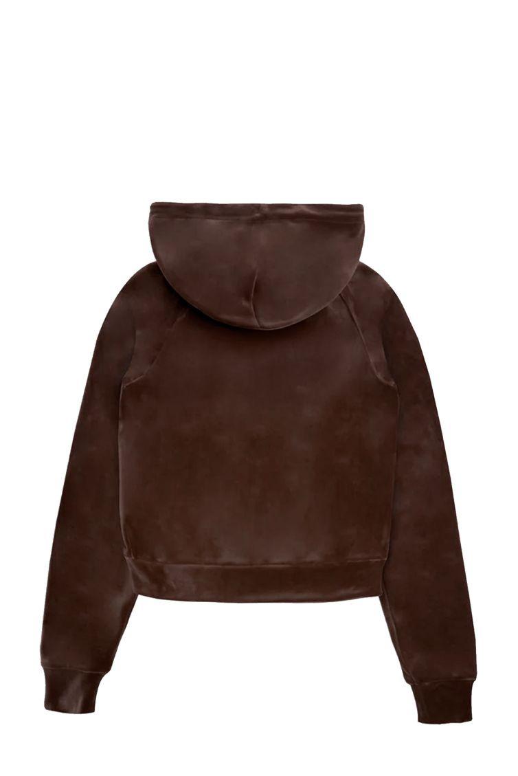 JUICY COUTURE<BR/>W ROBERTSON GOLD HOODIE JAVA-JAVA MARRONE VEJB70294WPF JB7 JUICY COUTURE 
