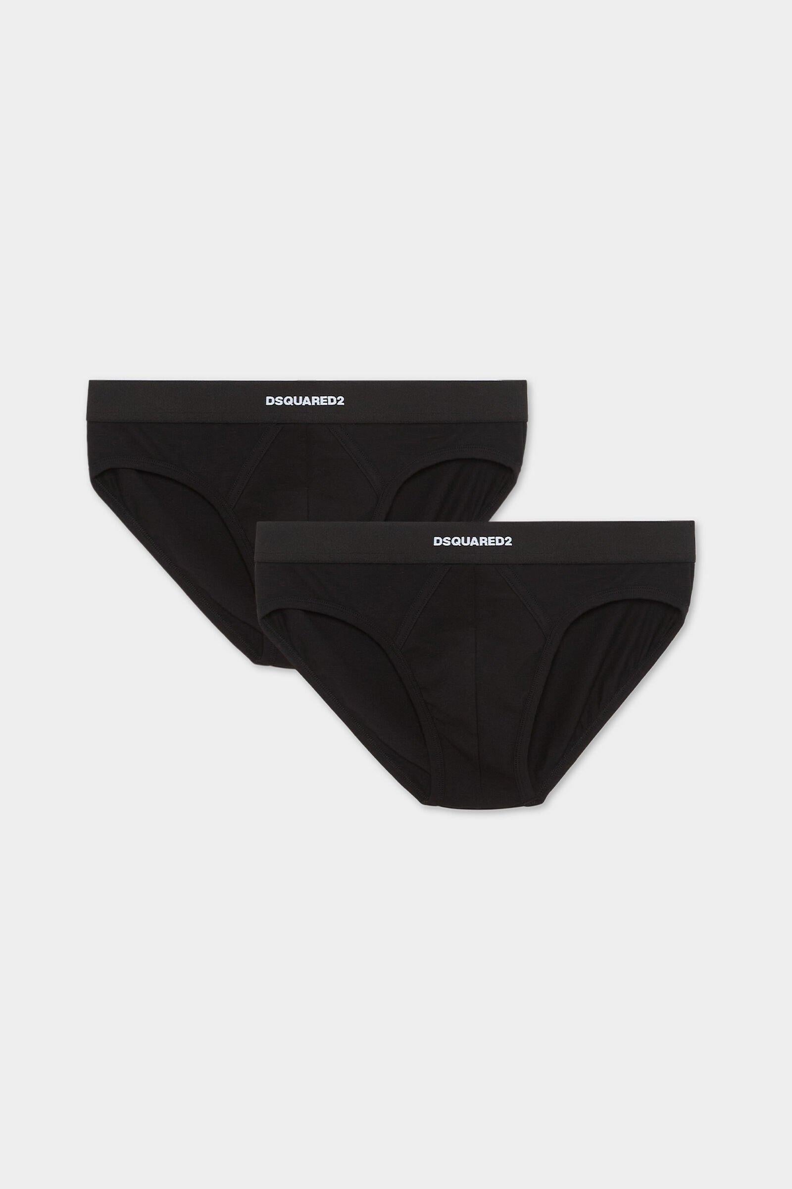 Basic Brief Twin Pack Nero DCX200070 001 DSQUARED 