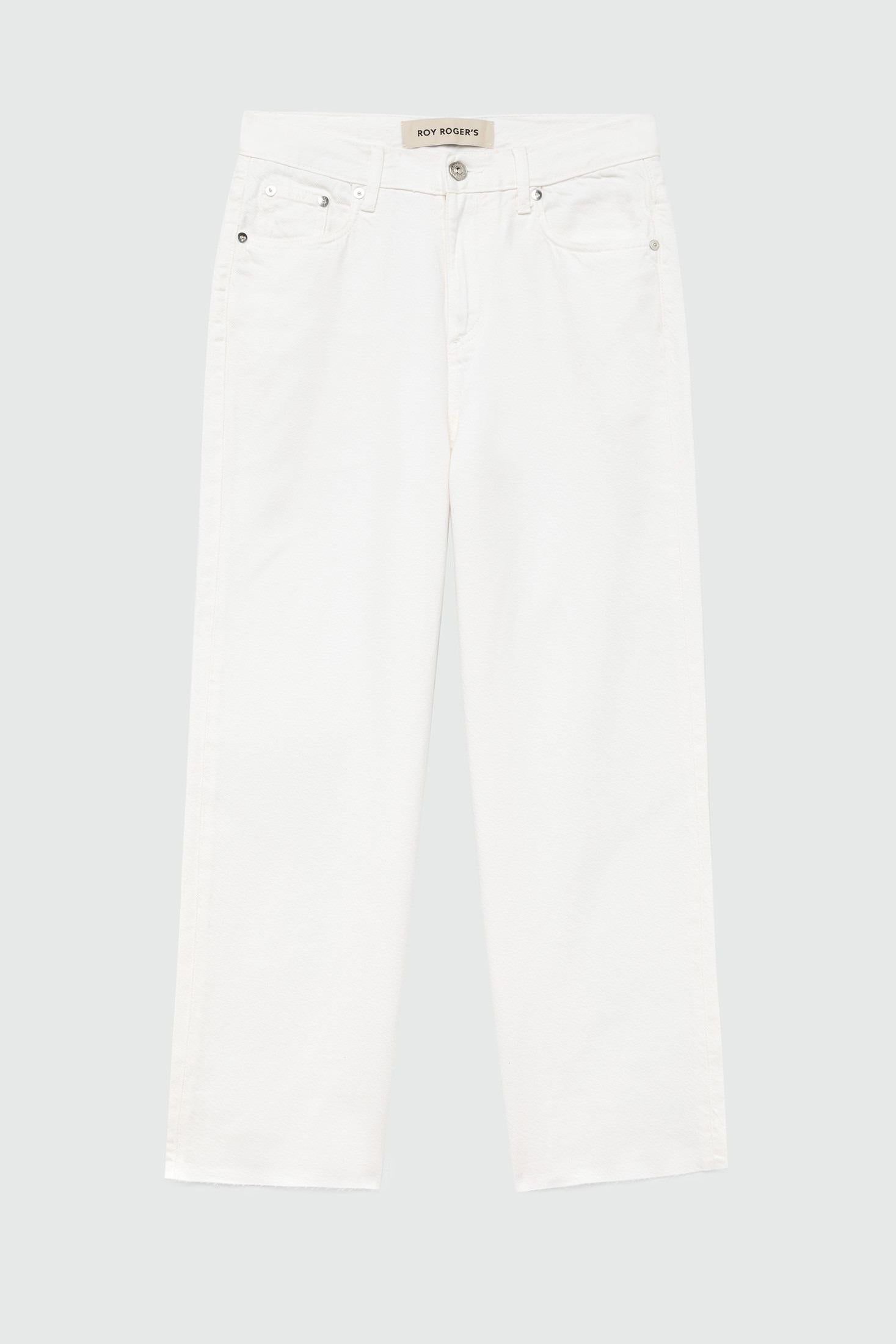JEANS RITA CROPPED OLD REVERSE BOANCO RND043P4352716 C0014 ROY ROGER'S 