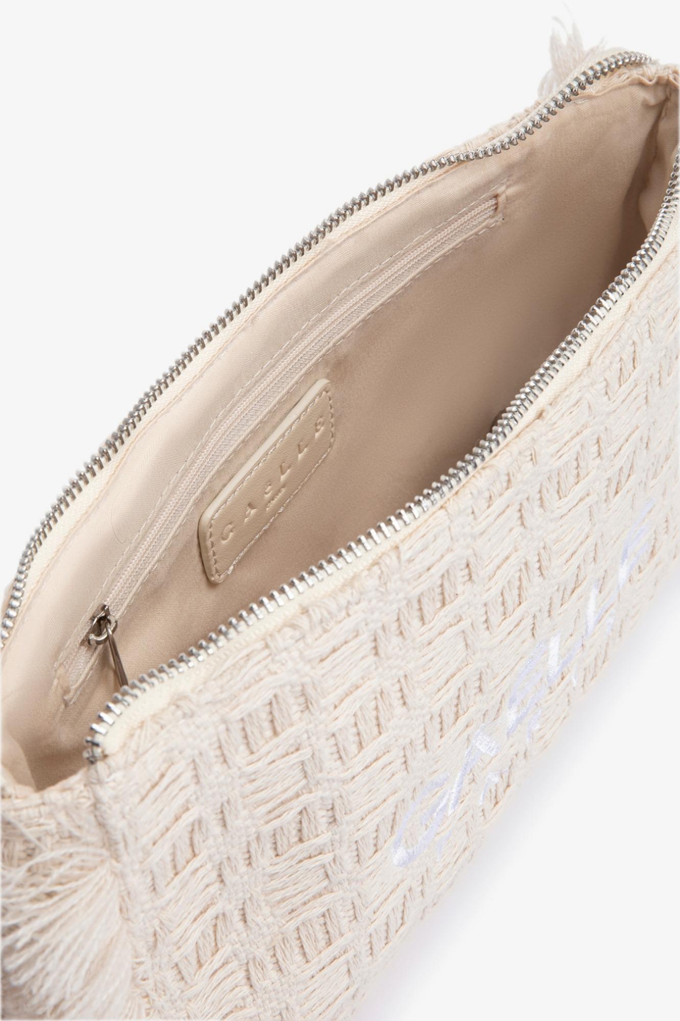 Regular Pochette Ricamo Logo  Beige - Gaëlle Paris GAACW03180-BFL0001 BE00 GAELLE 