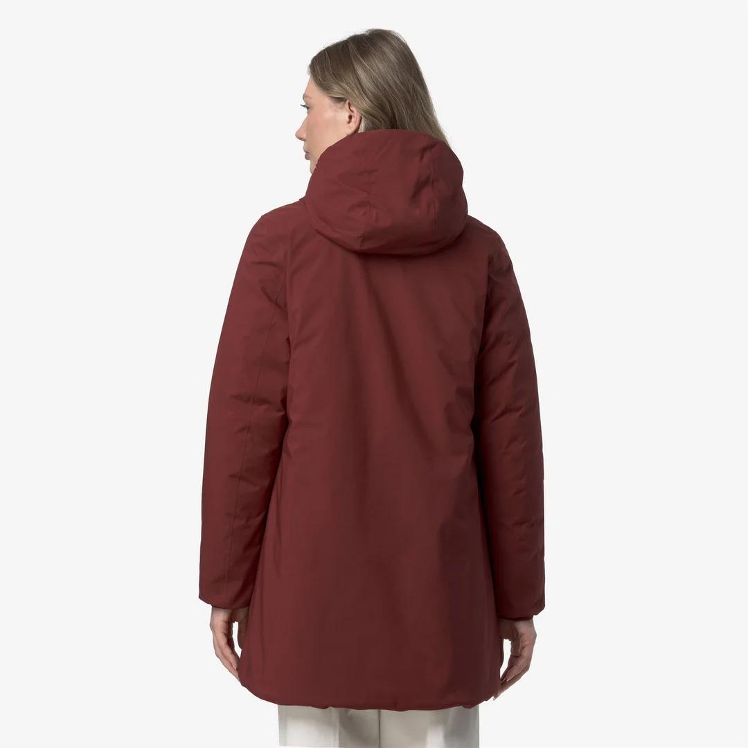 SOPHIE ST THERMO REVERSIBLE<BR/>RED SYRAH-ROSE PINKISH K8134DW B3Z K-WAY 