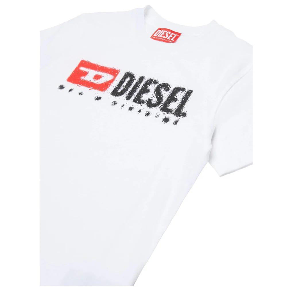 Diesel T-shirt in jersey con stampa logo J02475-00YI9 J02475-00YI9 K100 DIESEL 