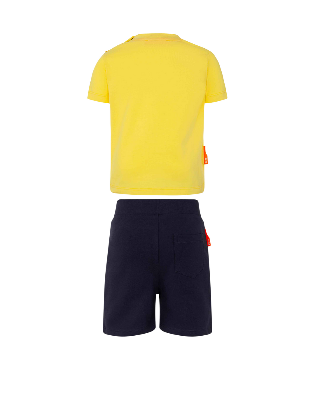 Completo mare t-shirt + bermuda K Logo Suns baby boy in cotone COMS5110UB YELLOW/NAVY SUNS 