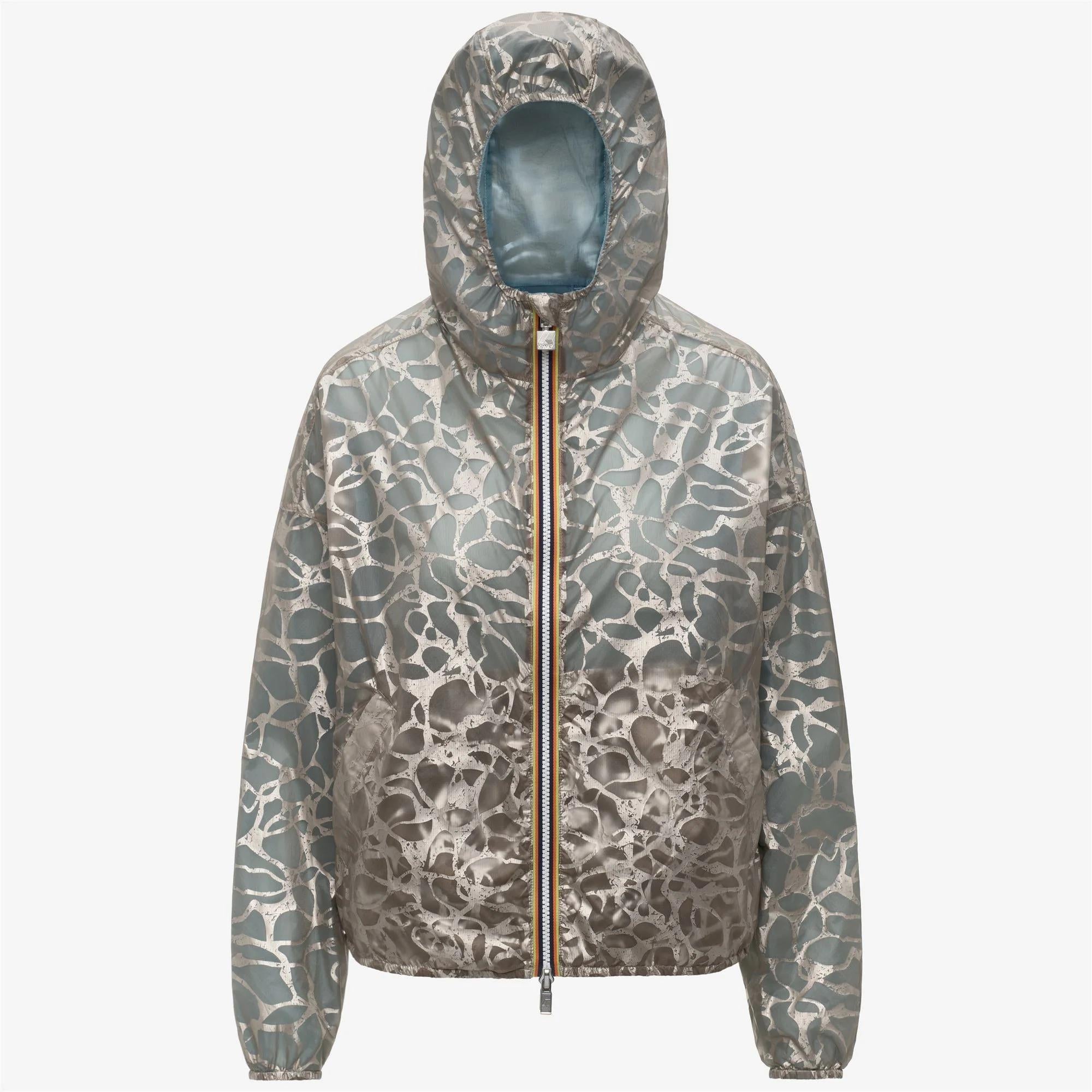 LAURETTE SUPER LIGHT LAMI REVERSIBLE<BR/>BEIGE-BLUE LAMINATED K7137JW C0R K-WAY 