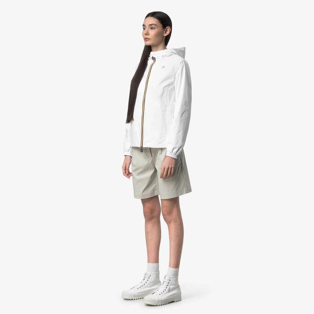 LIL 2.0 PLUS.2 REVERSIBLE<BR/>WHITE-BEIGE LT K21348W AOM K-WAY 