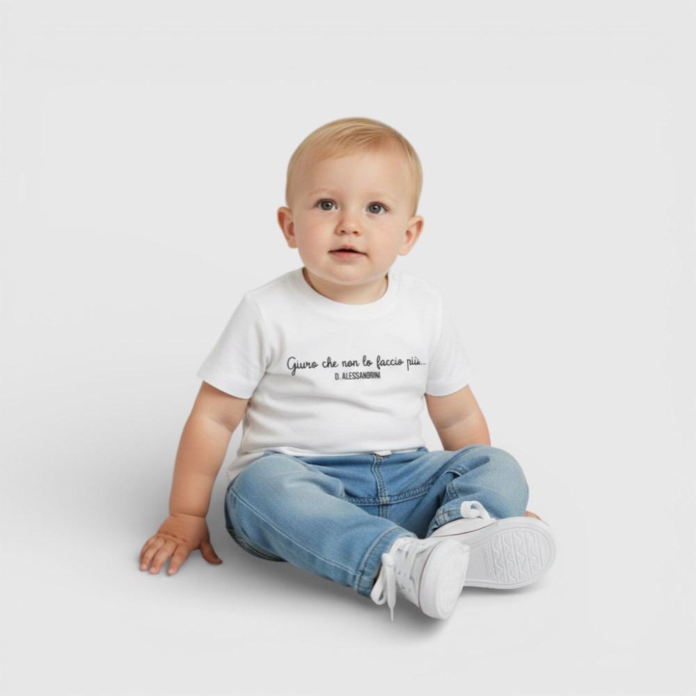 T-shirt Daniele Alessandrini Kids colore Bianco 1296M00364 WHITE DANIELE ALESSANDRINI 