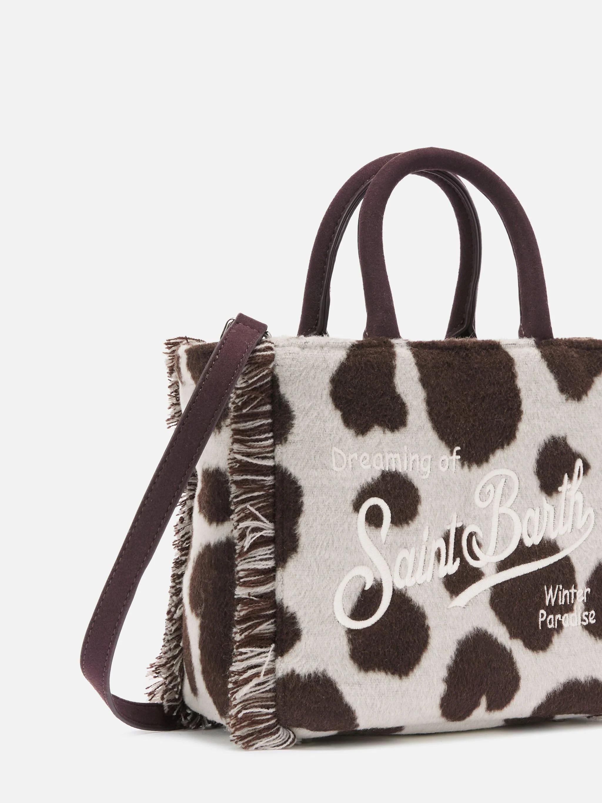 Borsa a mano Vanity Mini Felt in misto lana muccata VAMI024 01434I MC2 SAINT BARTH 