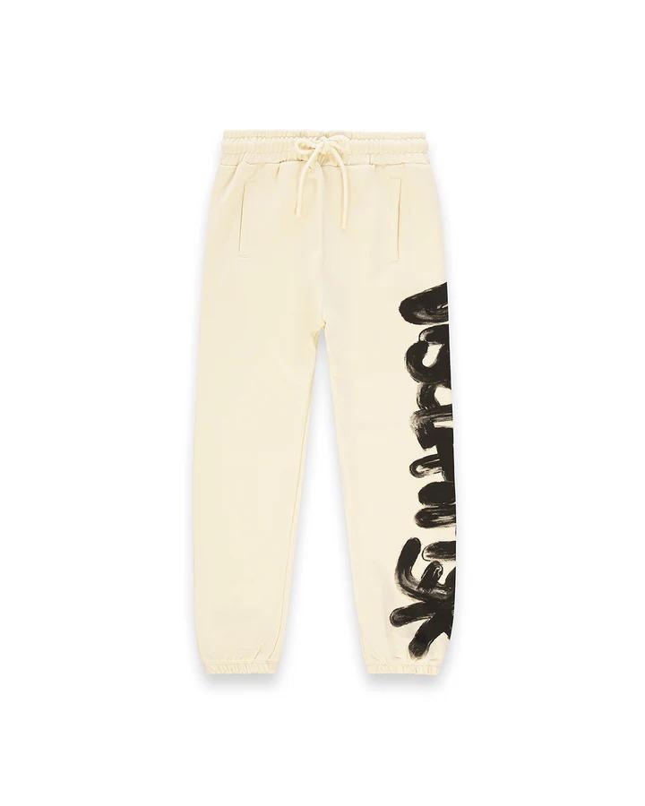 Pantalone in felpa disclaimer latte 25IDS55101 LATTE-ST.NERA DISCLAIMER 
