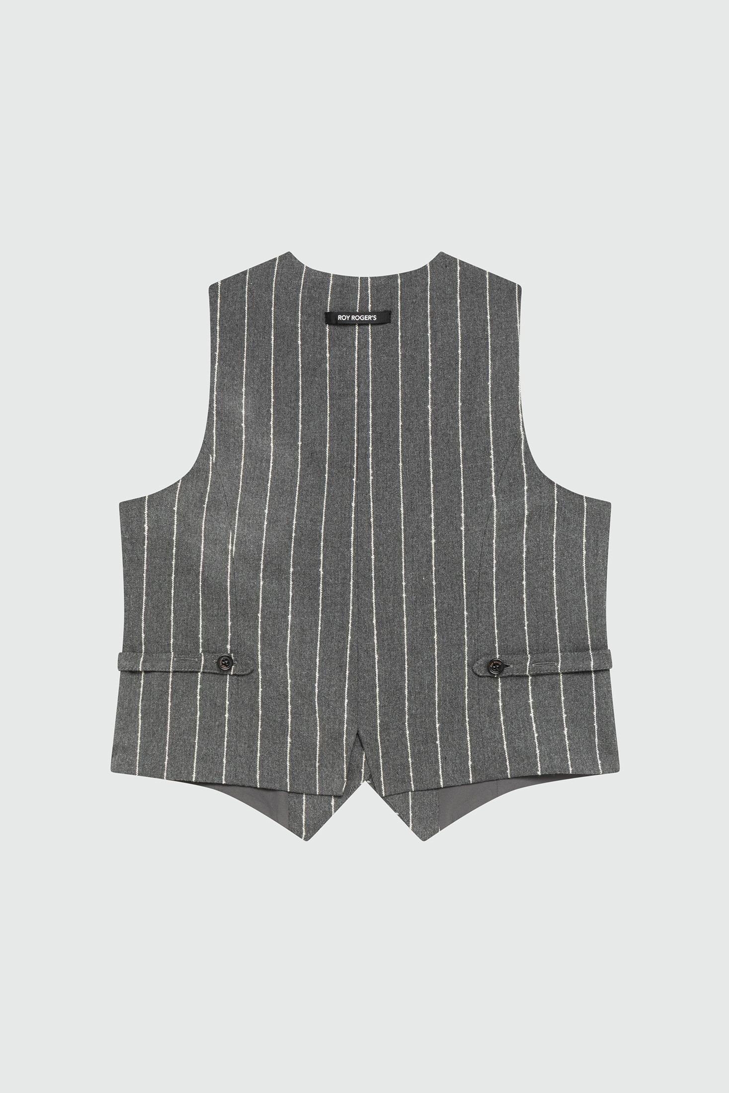 GILET GESSATO IN TWILL RND90136CN53 C0094 ROY ROGER'S 