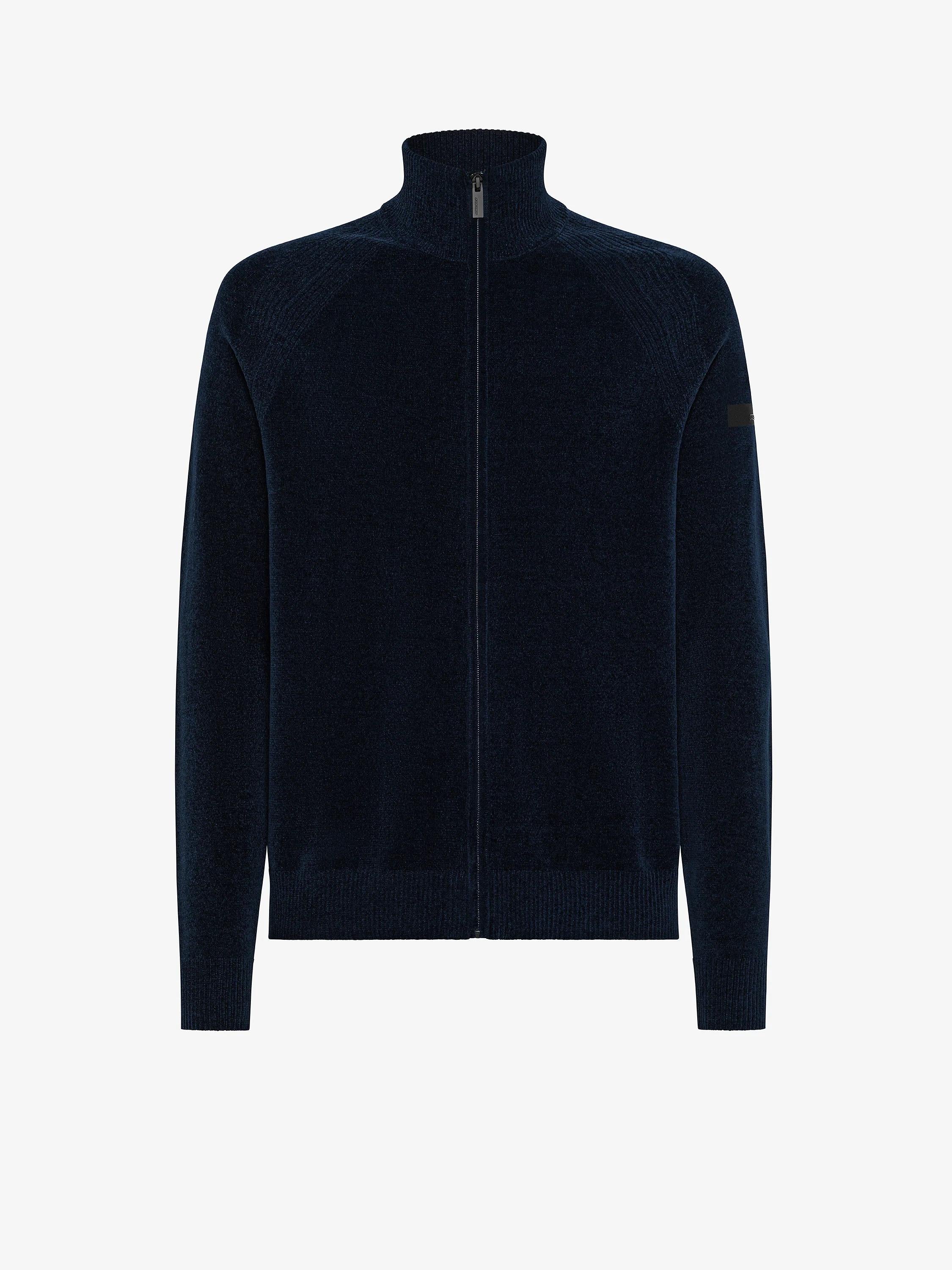 RRD Velvet Full Zip Knit Blue Black W25134 60 RRD 