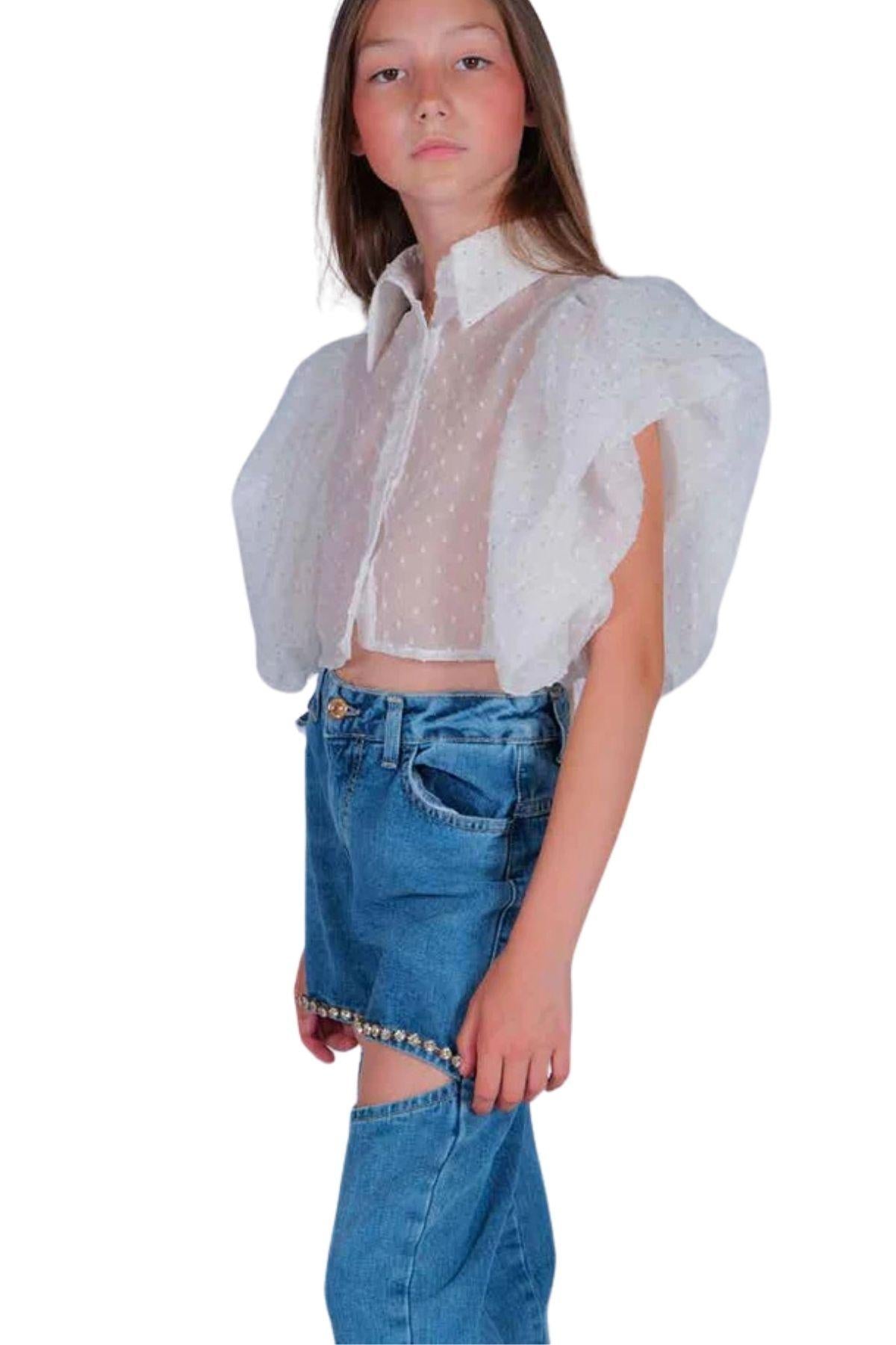 Jeans Marc Ellis con Applicazioni Strass