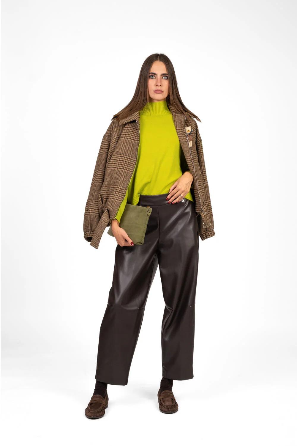 VICOLO-Dolcevita Maniche a Martello Verde 77063 VERDE VICOLO 